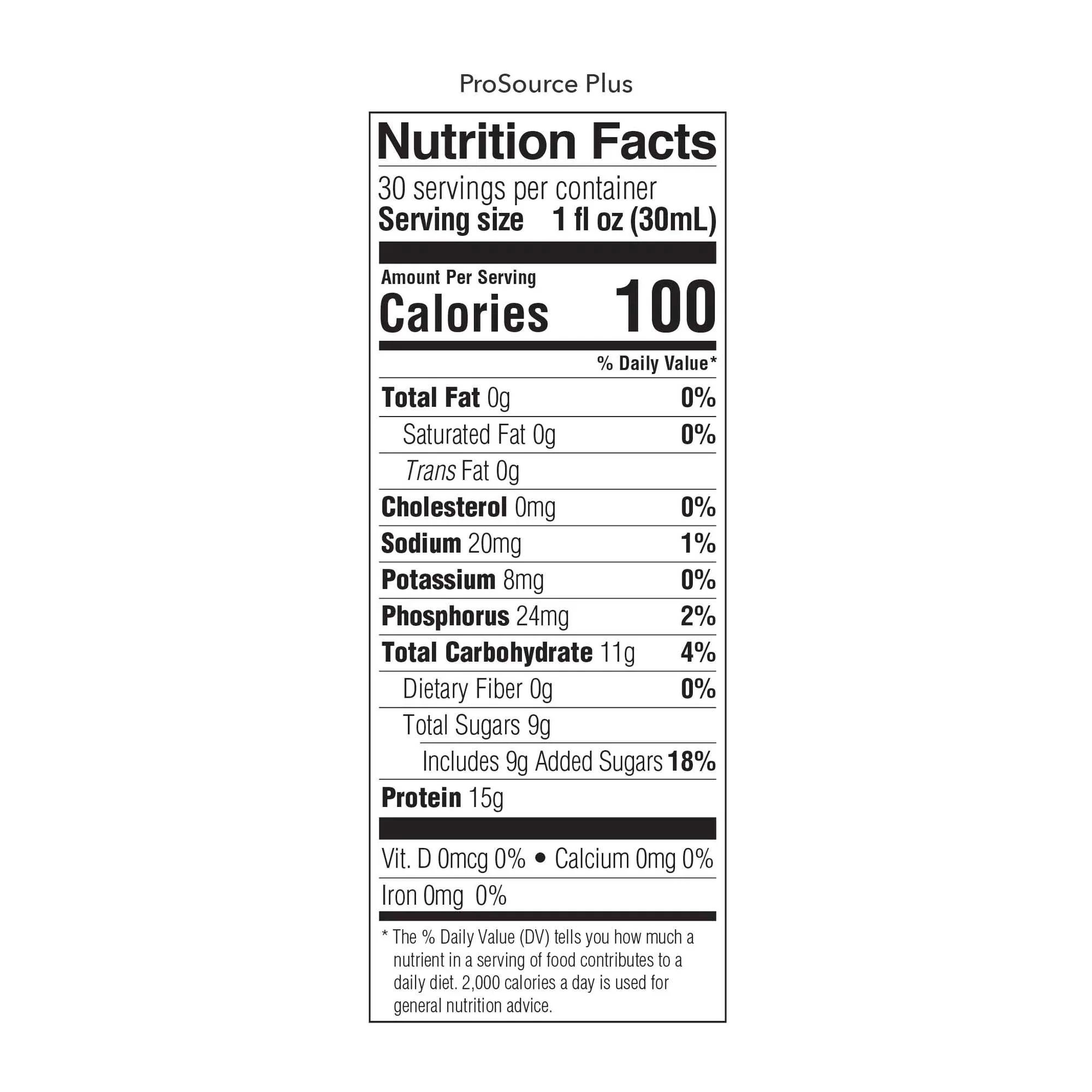 Medtrition/National Nutrition ProSource Plus Collagen and Whey Protein Formula, 32-ounce Bottle (4/CS) - Image 2