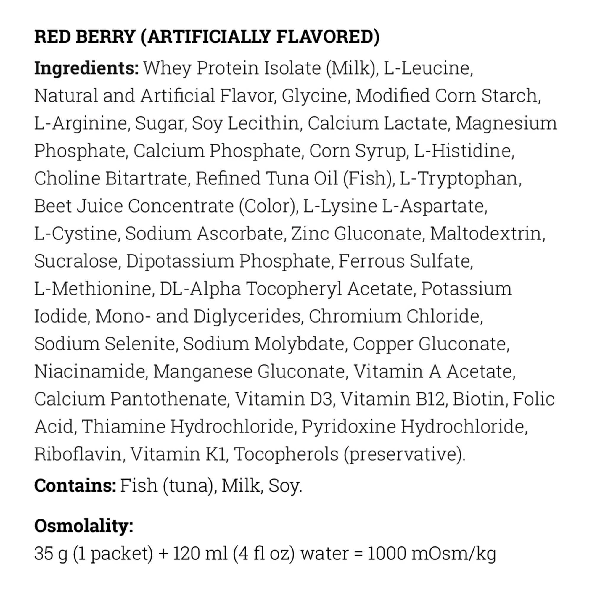 Vitaflo USA LLC TYR sphere GMP-Based Formula for use in Management of Tyrosinemia, Red Berry (30/BX) - Image 3