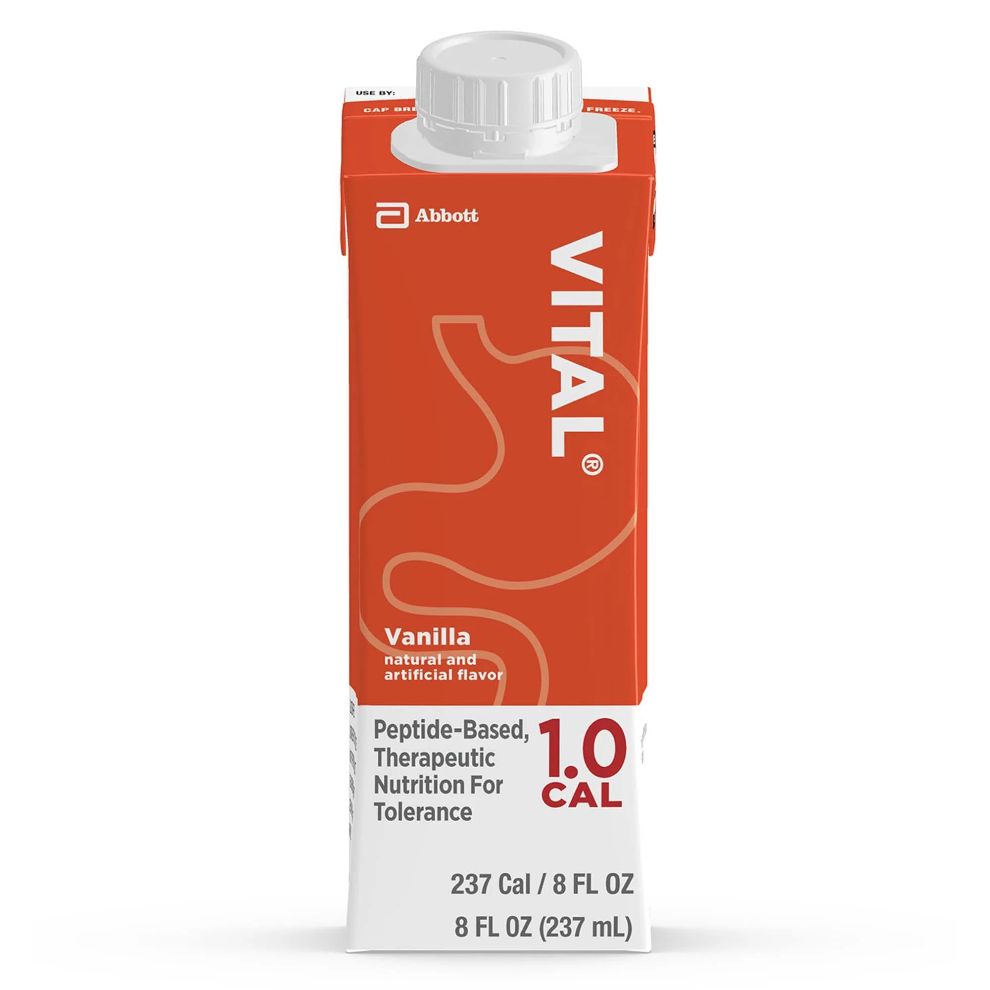 Abbott Nutrition Vital 1.0 Cal Vanilla Peptide-Based Therapeutic Nutrition for Tolerance (24/CS)