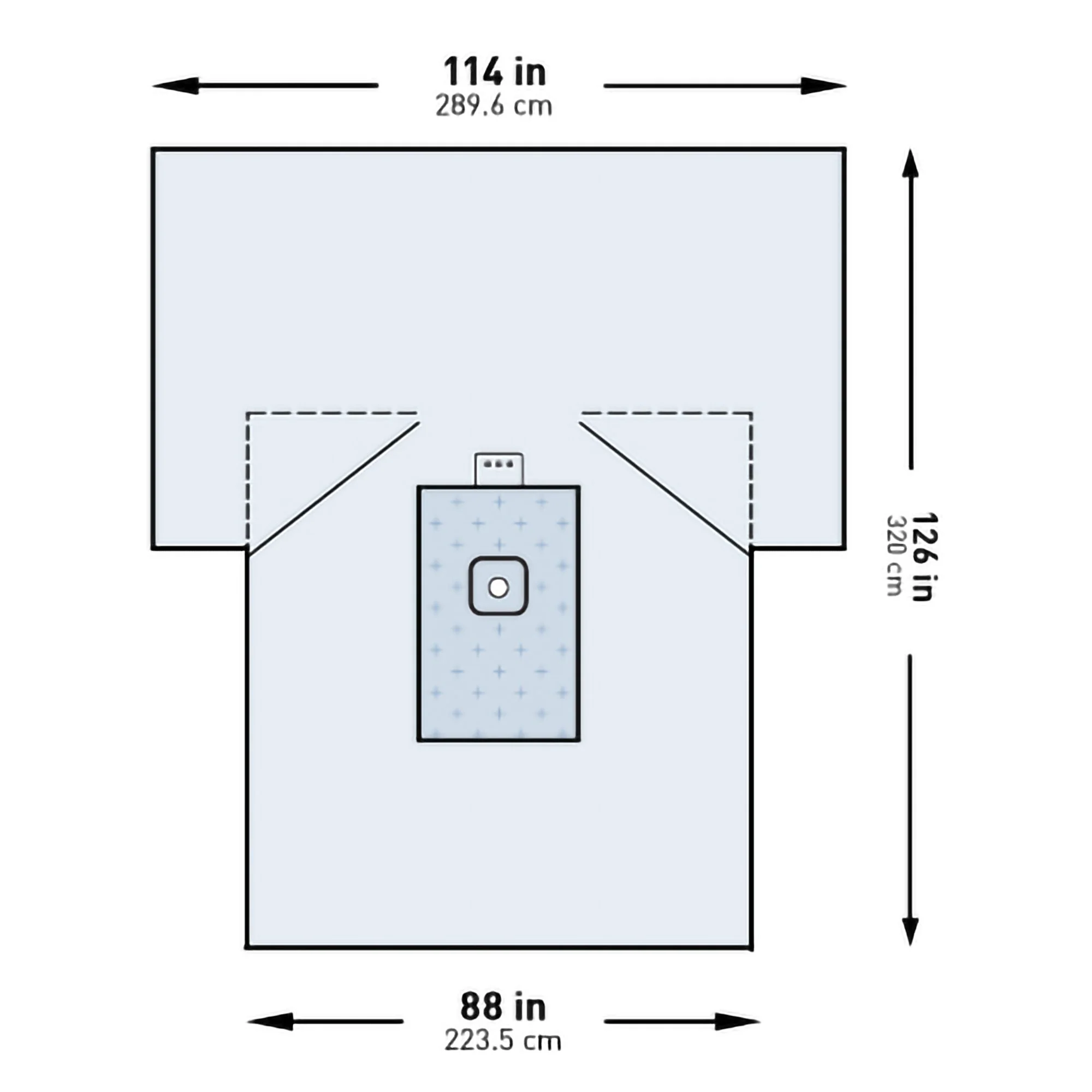 McKesson Brand McKesson Sterile Lower Extremity Drape, 114 x 88 x 126 Inch (10/CS)