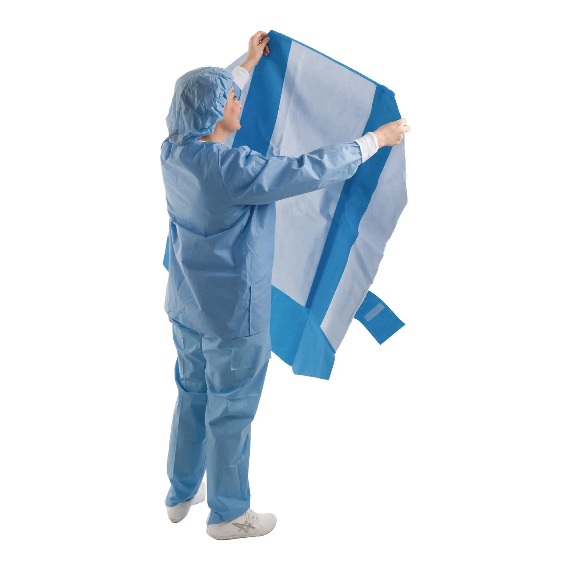 Coloplast Assura Convex Light Ostomy Barrier, 38 mm Stoma Opening, Blue Color Match (5/BX) - Image 2