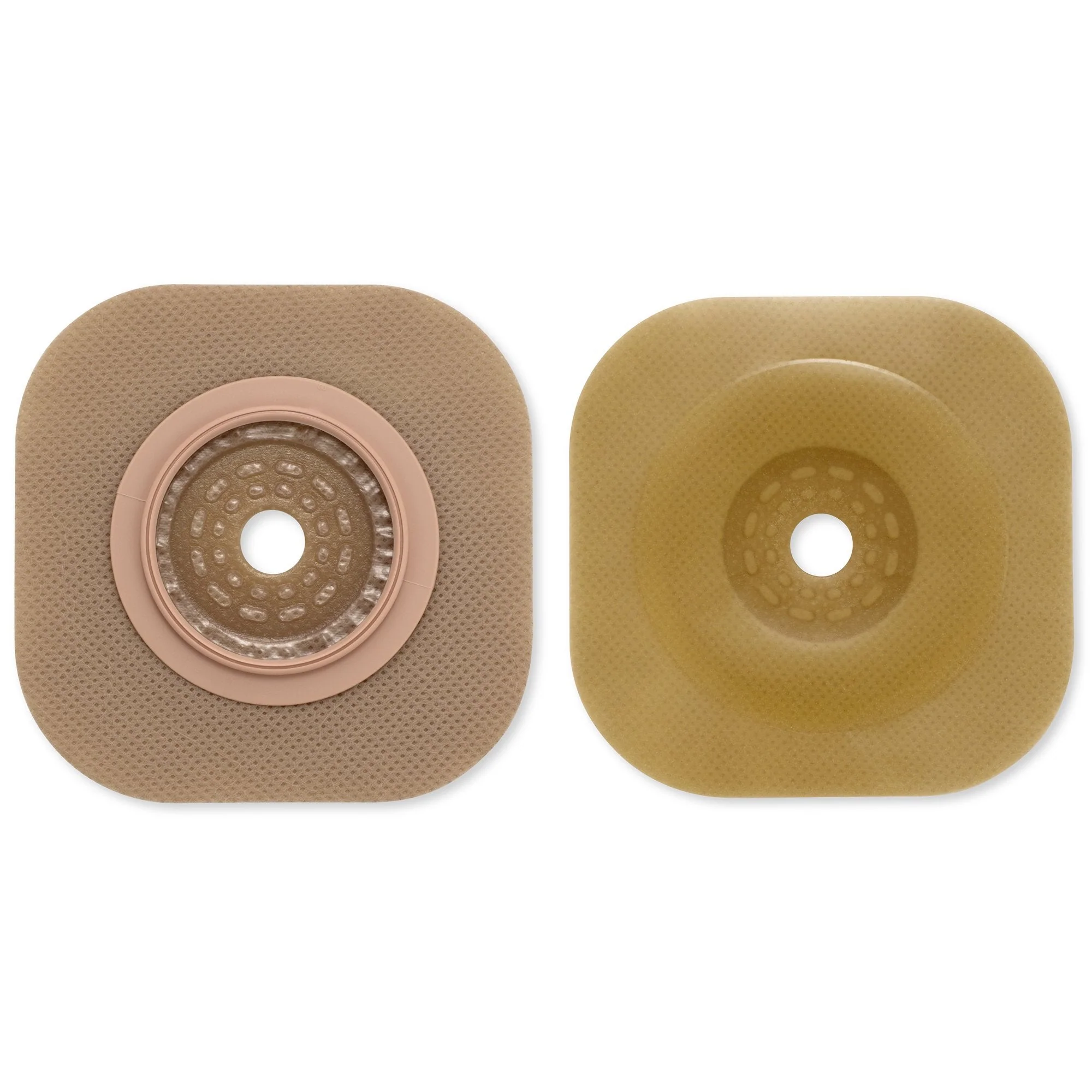 Hollister New Image Flat CeraPlus Skin Barrier, Up to 32mm Opening, 44 mm Flange, Green (5/BX)