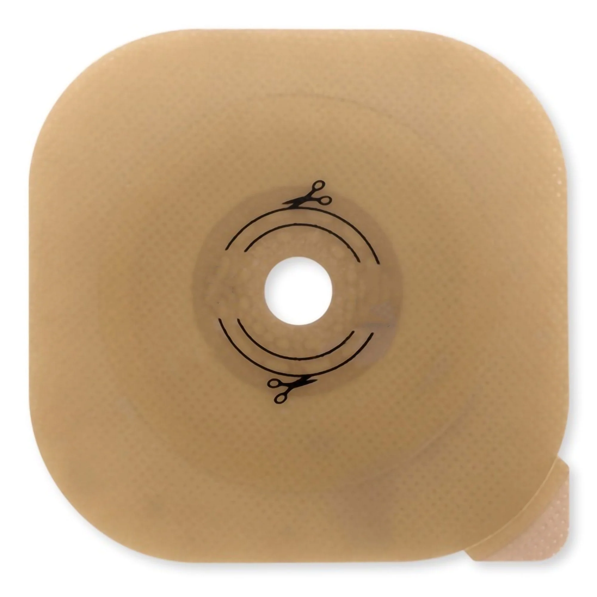 Hollister New Image Flat CeraPlus Skin Barrier, 70 mm Flange, Up to 57 mm Opening, Blue (5/BX)