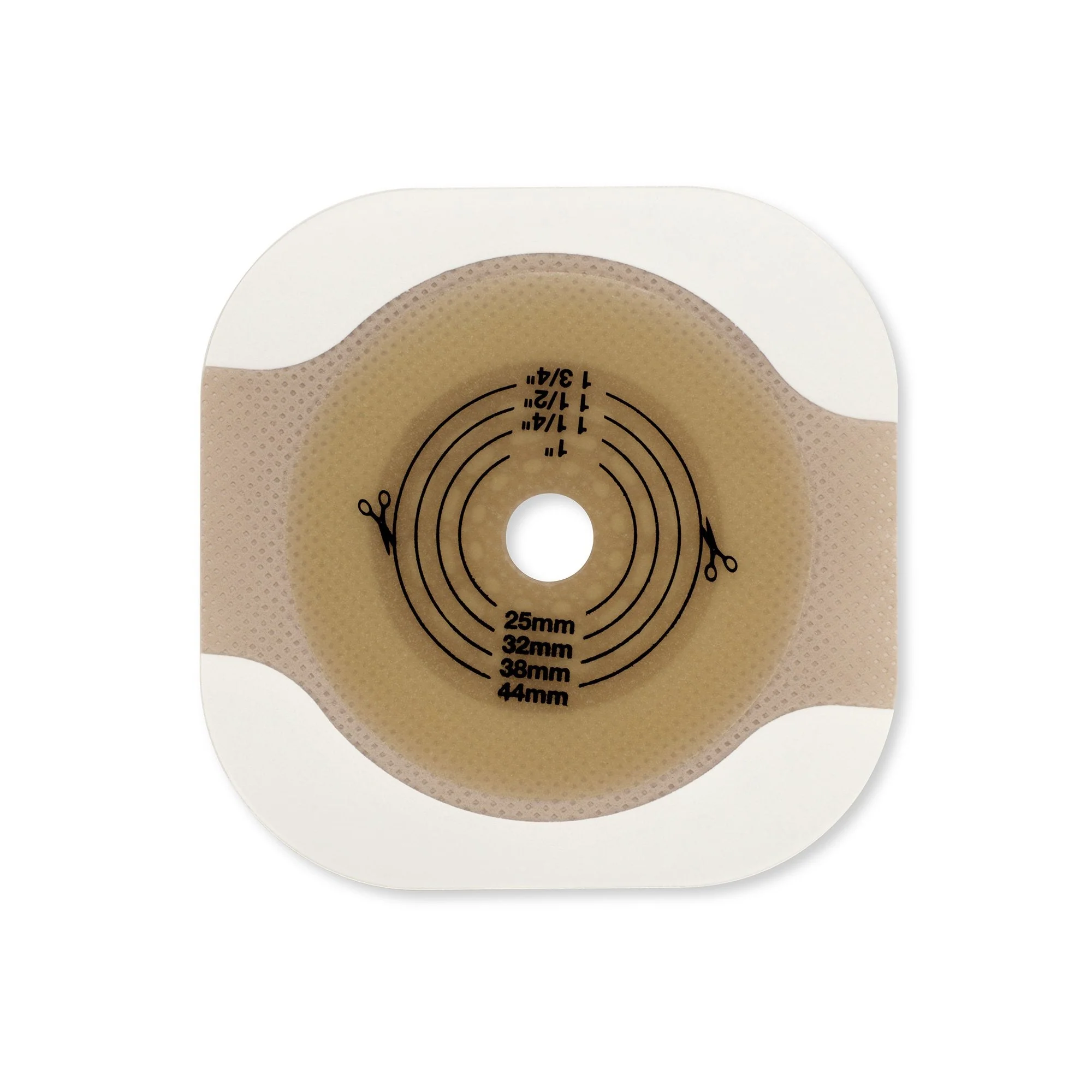 Hollister New Image Flat CeraPlus Ostomy Barrier with Tape Borders, 57 mm Flange, 35 mm (5/BX) - Image 2