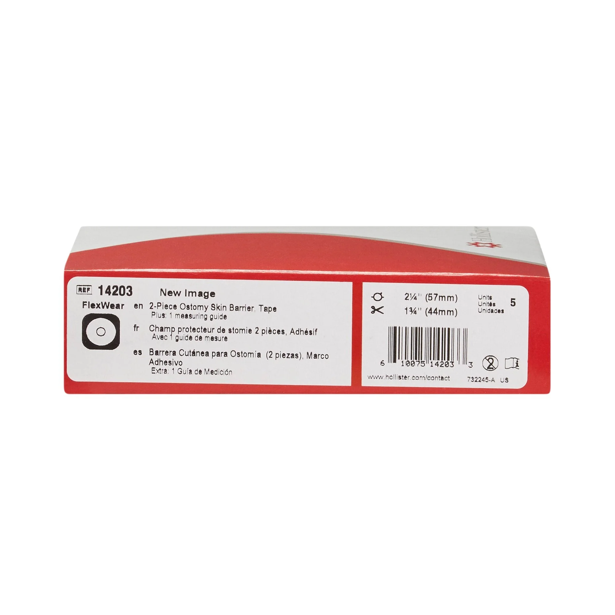 Hollister New Image Flextend Colostomy Barrier With Up to 1¾ Inch Stoma Opening (5/BX) - Image 5
