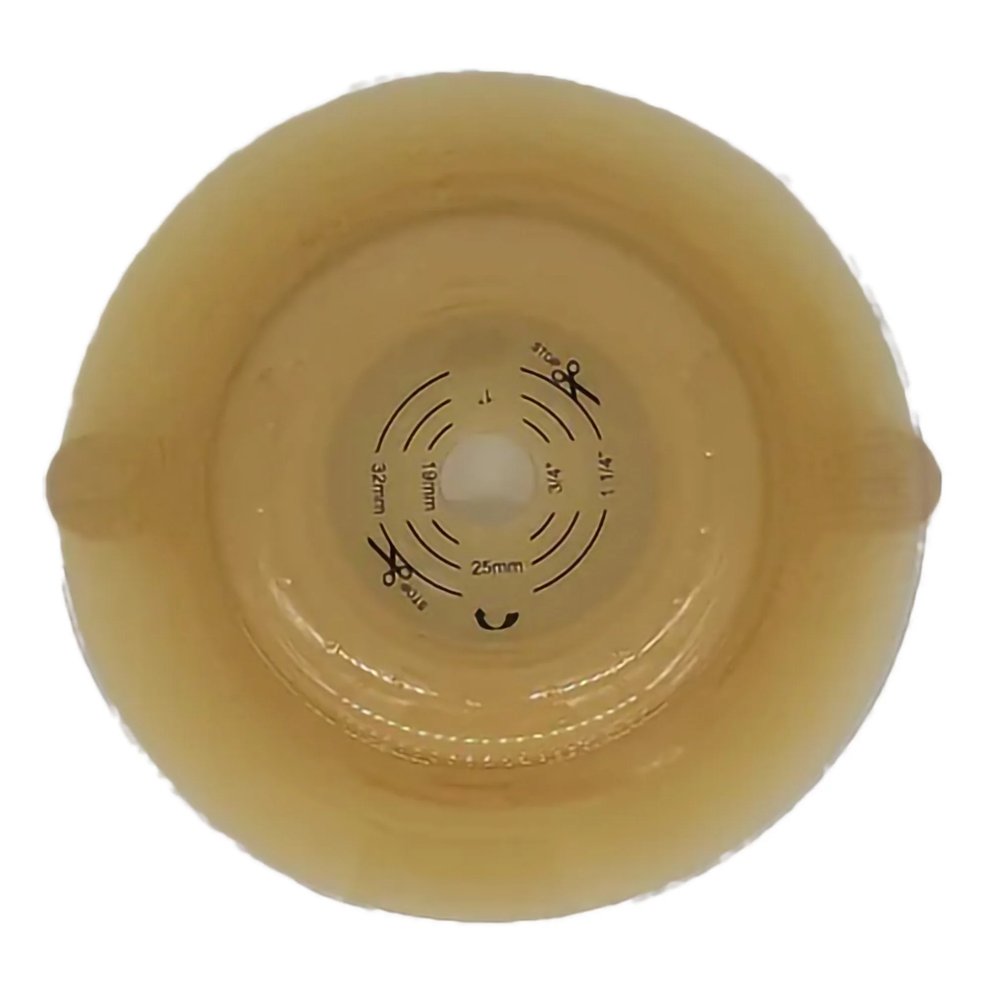 Safe N Simple Ostomy Barrier Safe n Simple Trim to Fit, Standard Wear Adhesive Tape Collar 57 mm Flange Up to 1-1/2 Inch Opening 5 X 5 Inch (40/CS) - Image 2