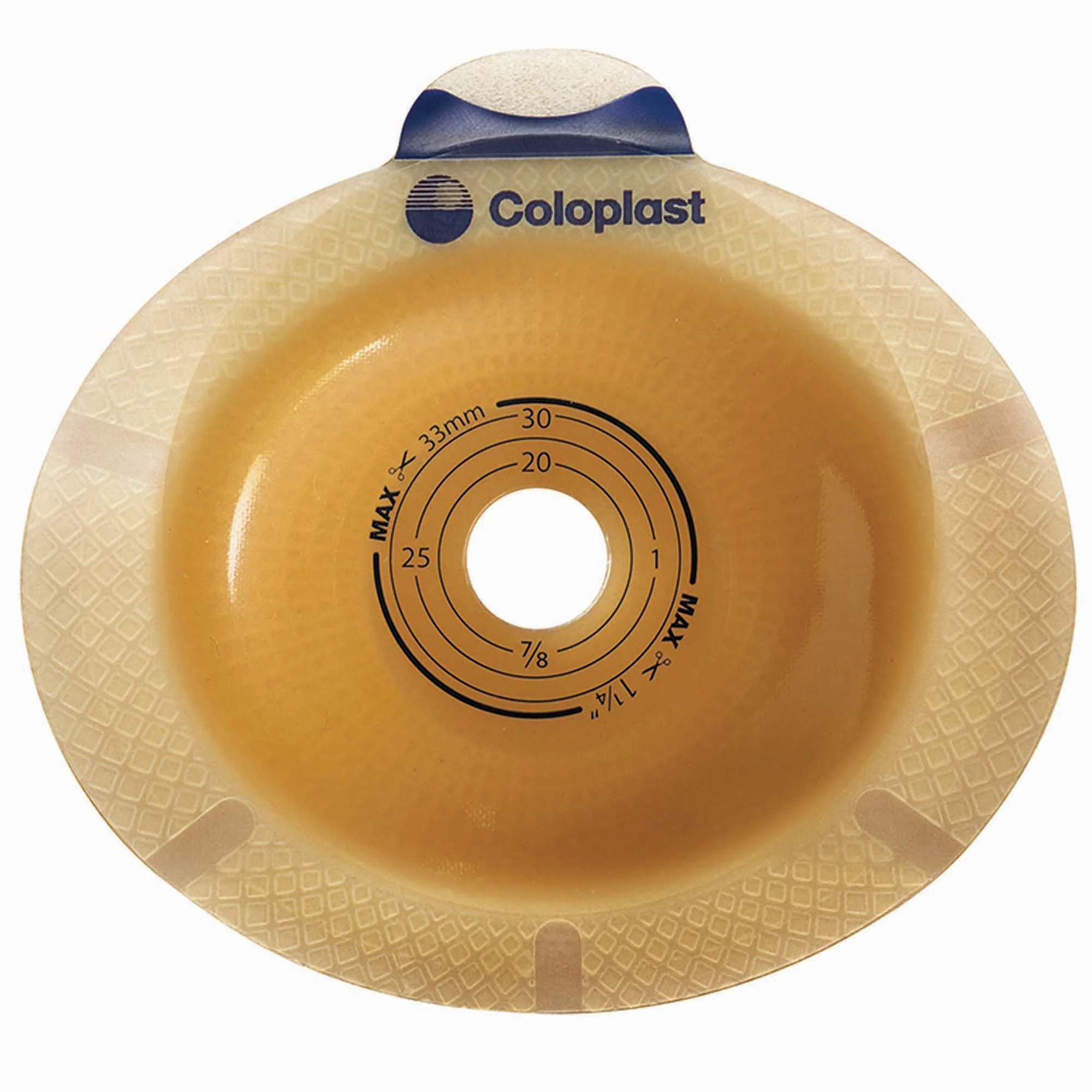 Coloplast SenSura Click Convex Light Barrier, Trim to fit 15 – 22 mm Stoma Opening, Green (5/BX)