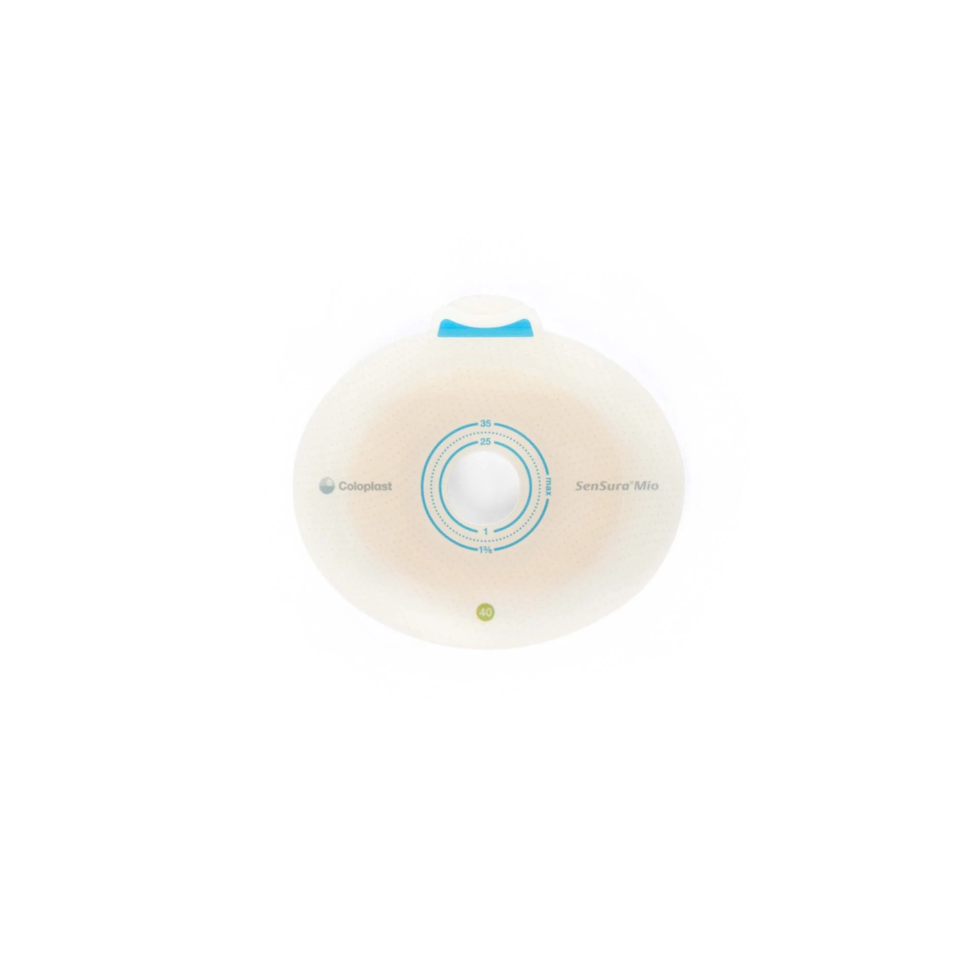 Coloplast SenSura Mio Click Ostomy Barrier, 20 mm Stoma Opening, Green Color Match (5/BX) - Image 3