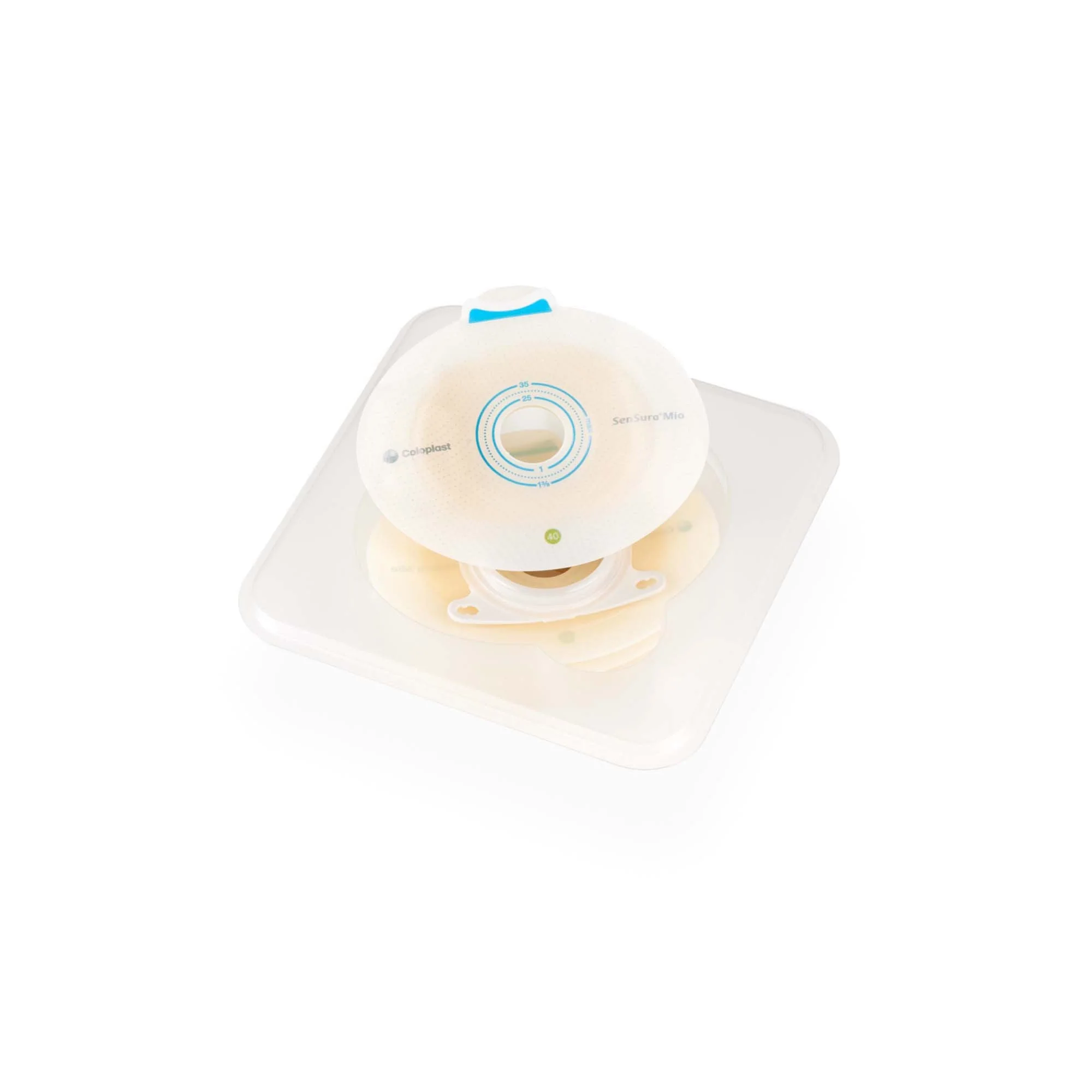 Coloplast SenSura Mio Click Ostomy Barrier, 20 mm Stoma Opening, Green Color Match (5/BX) - Image 6