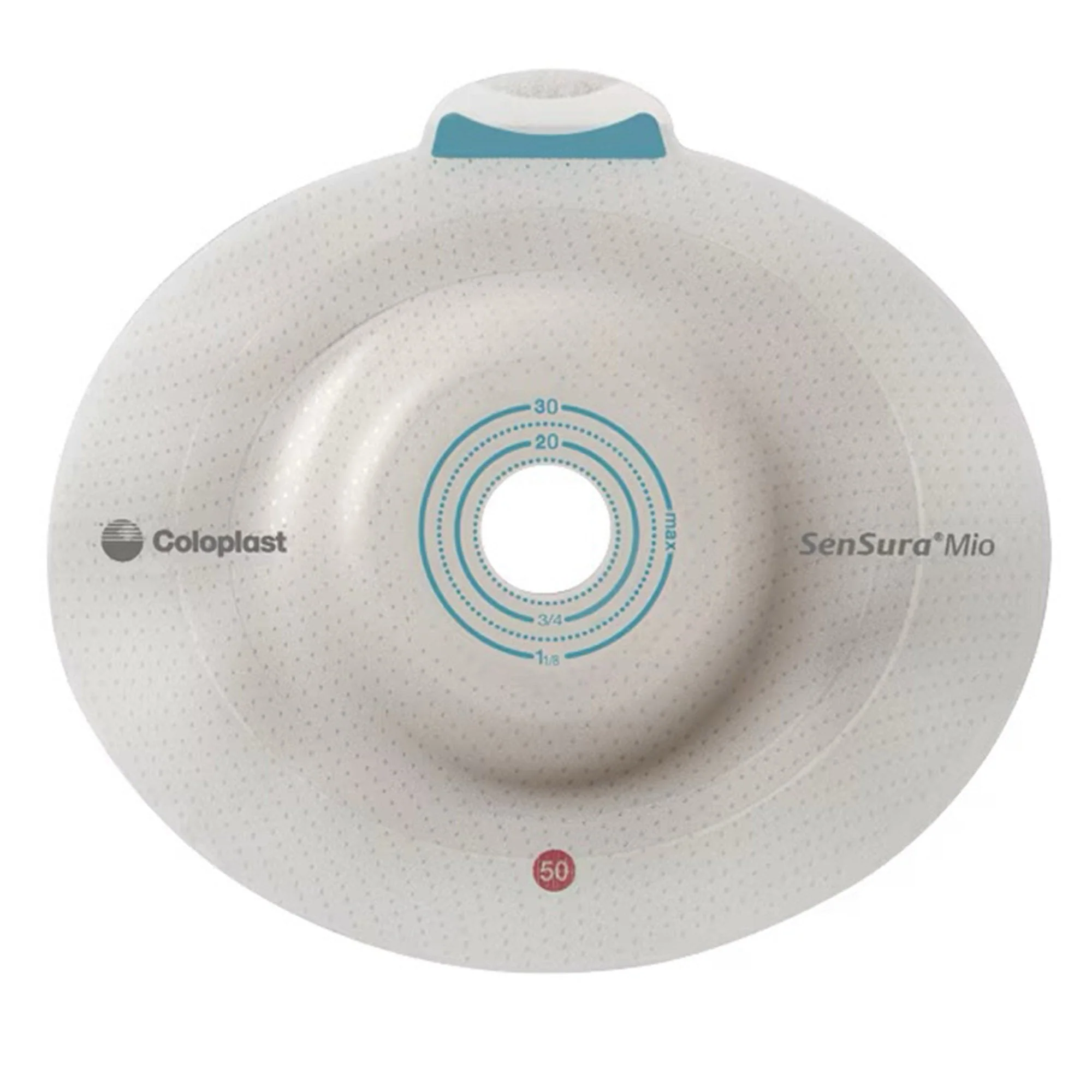 Coloplast SenSura Mio Click Convex Light Ostomy Barrier, 31 mm Stoma Opening, Blue Match (5/BX) - Image 3