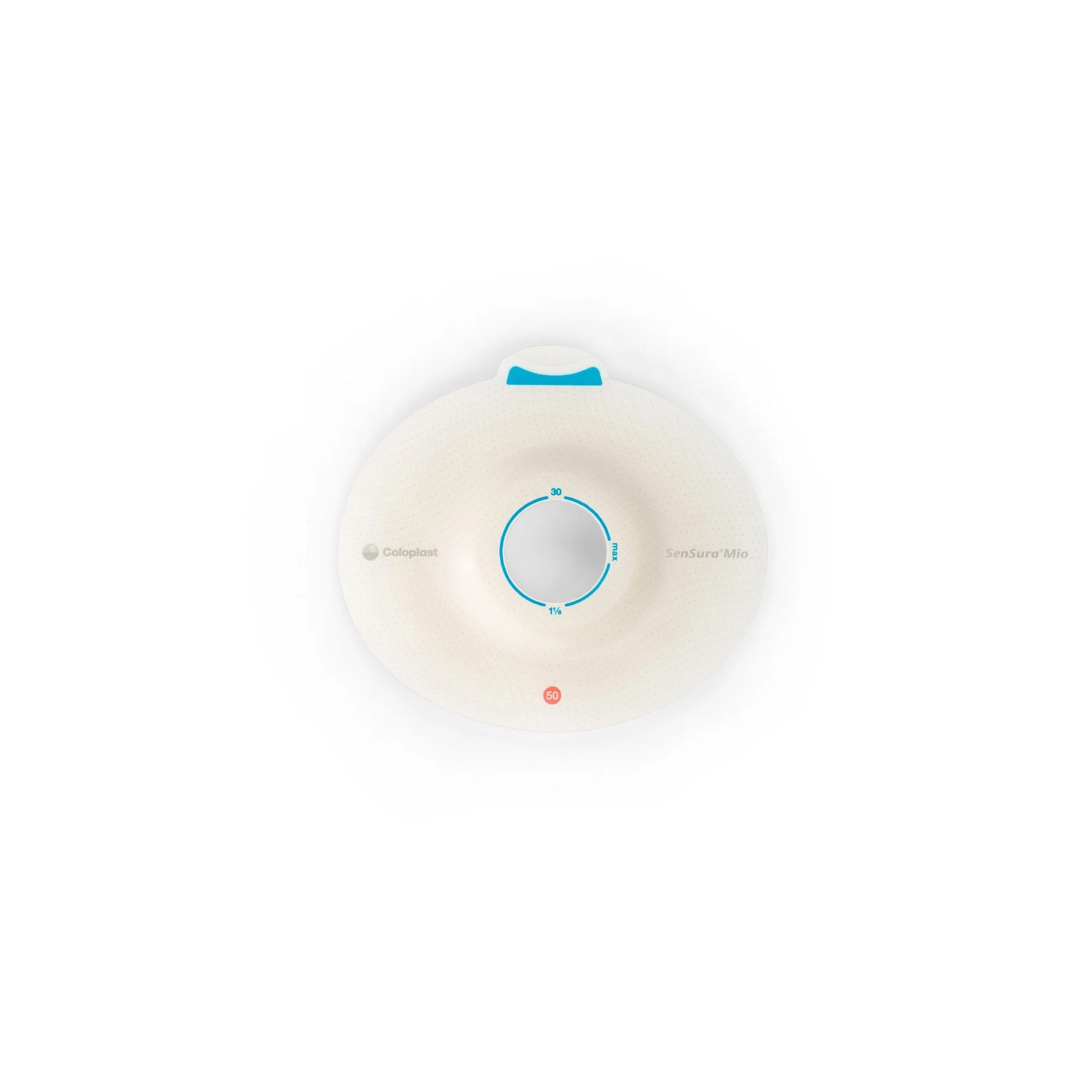 Coloplast SenSura Mio Click Convex Deep Ostomy Barrier, 28 mm Stoma, Red Match (5/BX) - Image 3