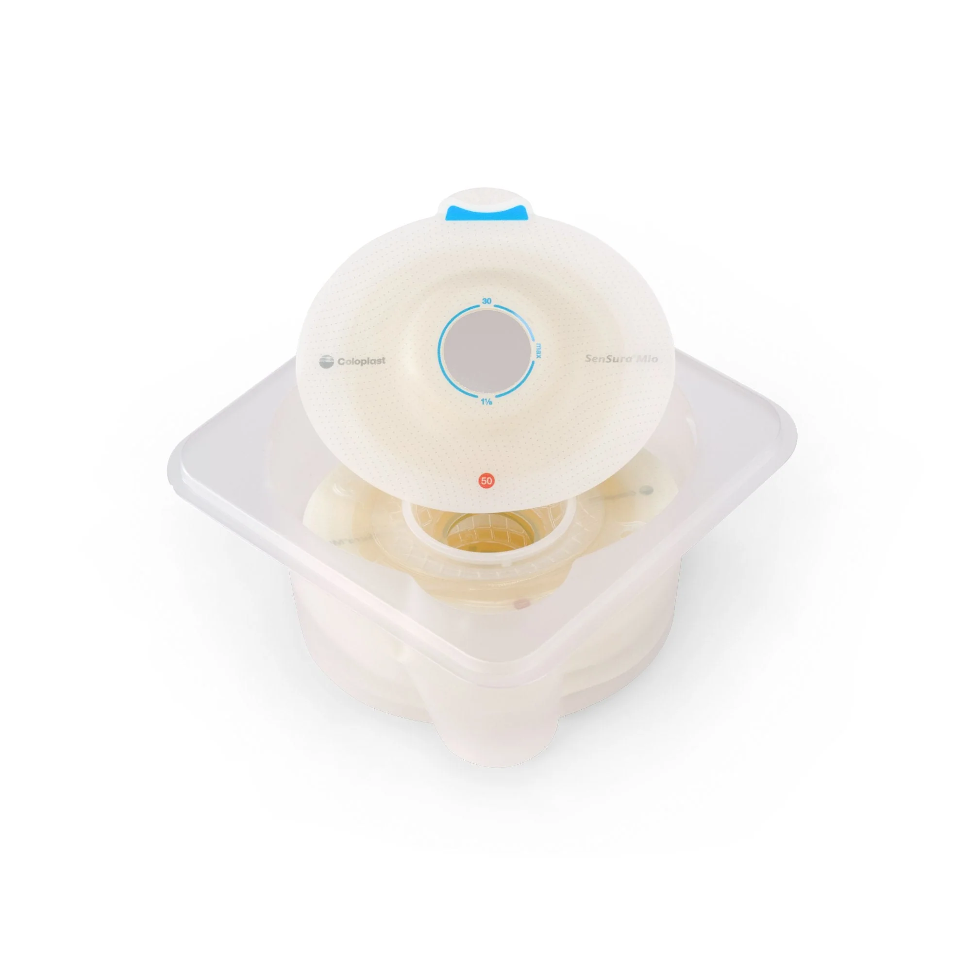 Coloplast SenSura Mio Click Convex Deep Ostomy Barrier, 28 mm Stoma, Red Match (5/BX) - Image 4