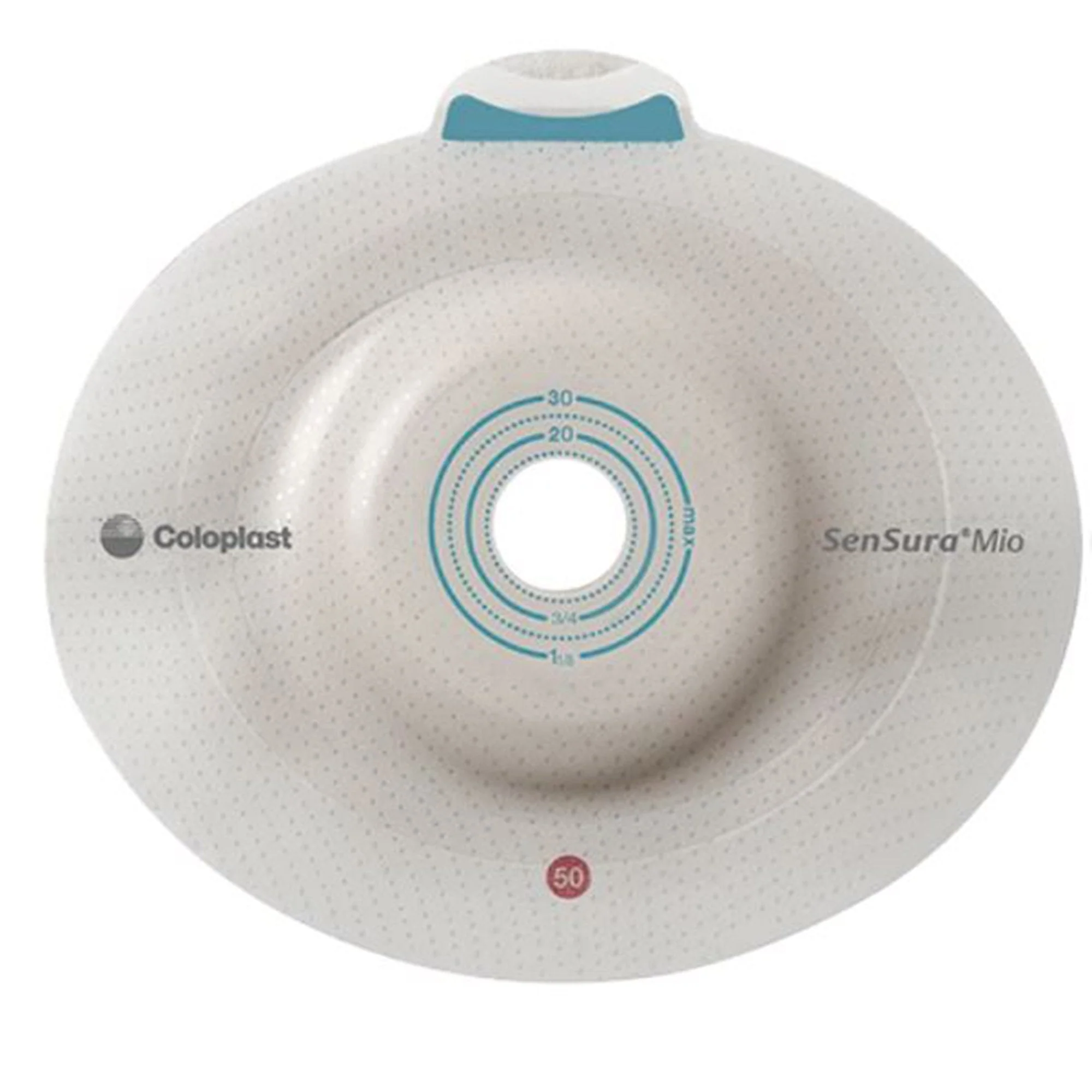Coloplast SenSura Mio Click Convex Light Ostomy Barrier, 21 mm Stoma Opening, Red Match (5/BX) - Image 2