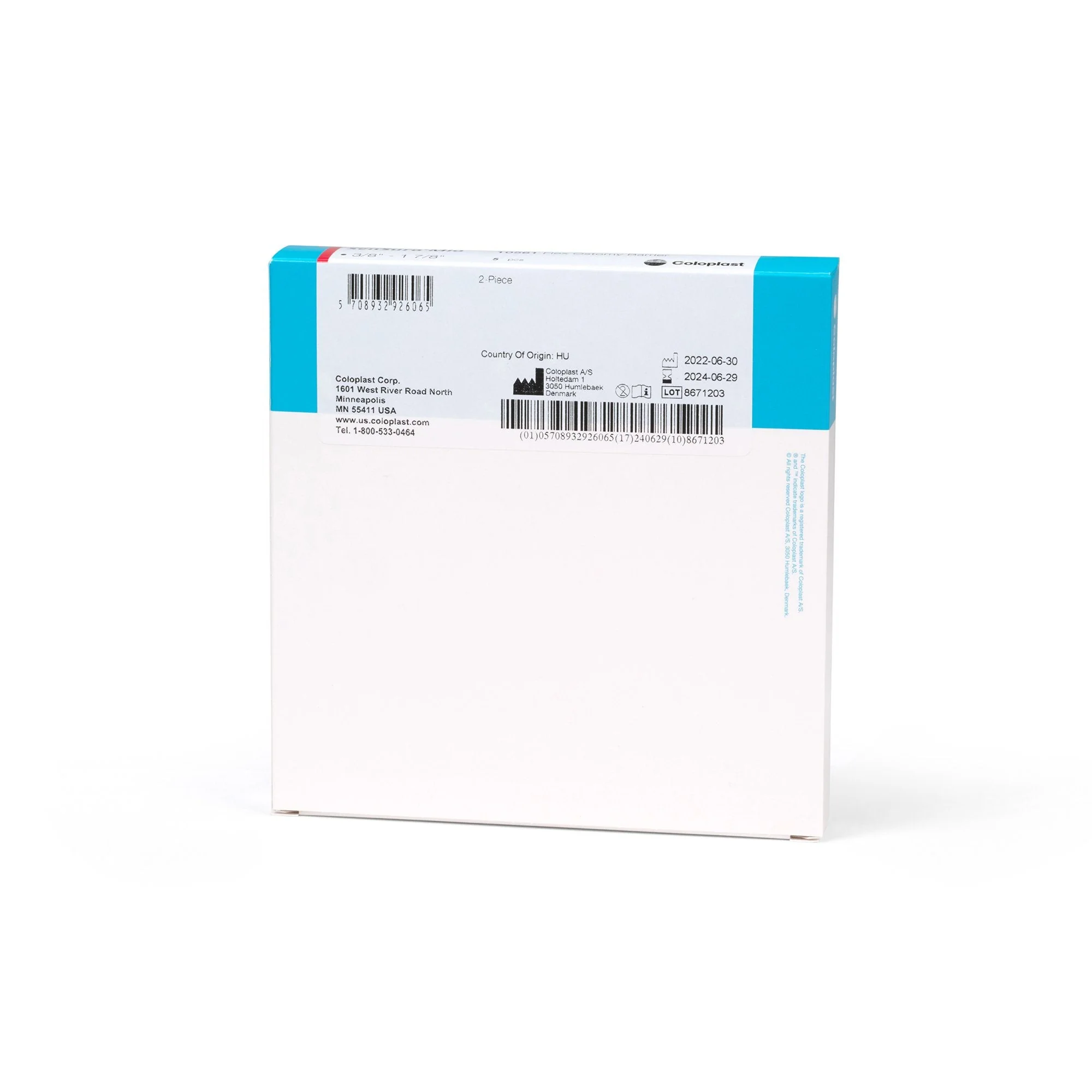 Coloplast SenSura Mio Flex Flat Ostomy Barrier, Trim to Fit 10 – 48 mm, Red Match (5/BX) - Image 5