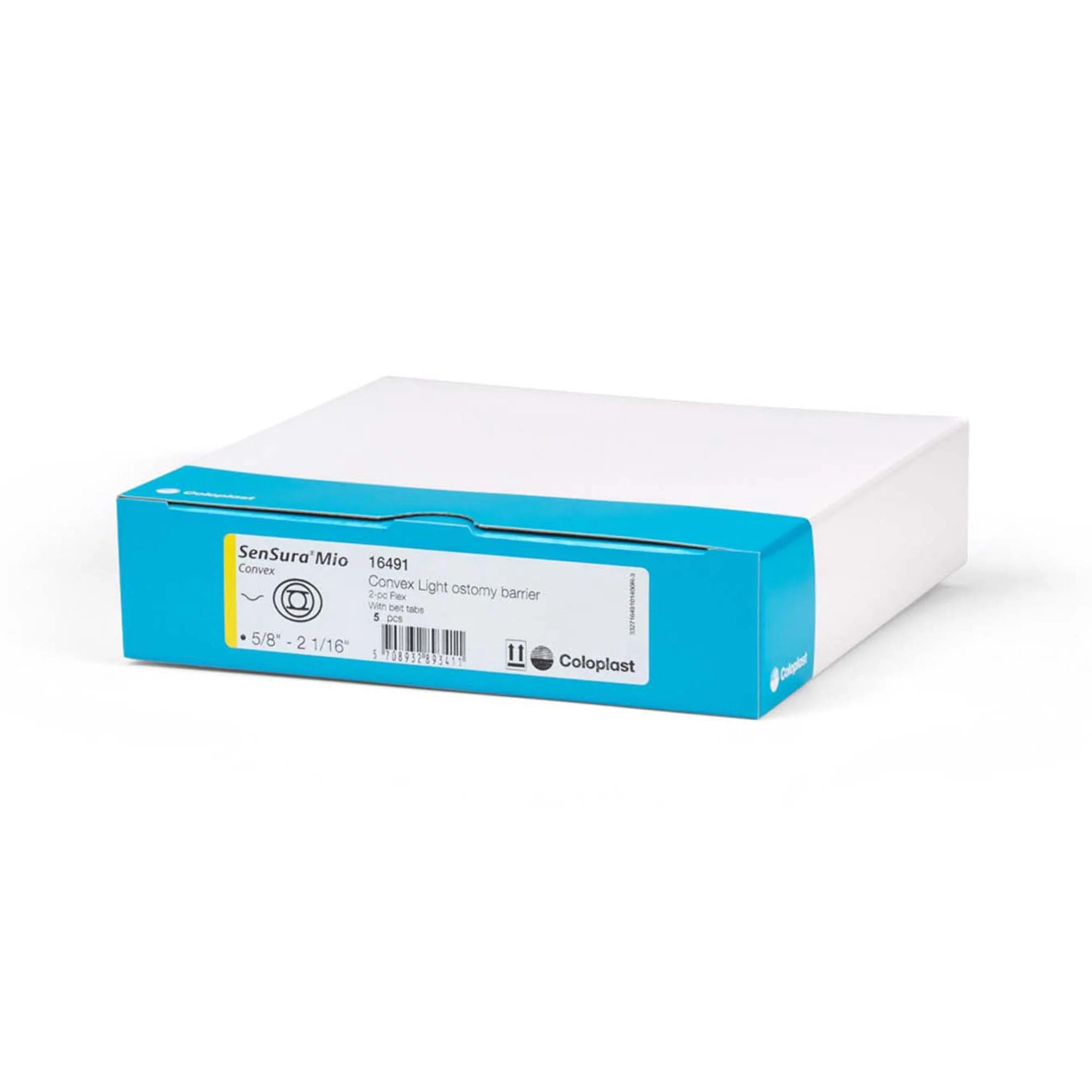 Coloplast SenSura Mio Convex Flex Ostomy Barrier, Trim to fit 15 – 33 mm Stoma Opening (5/BX) - Image 4