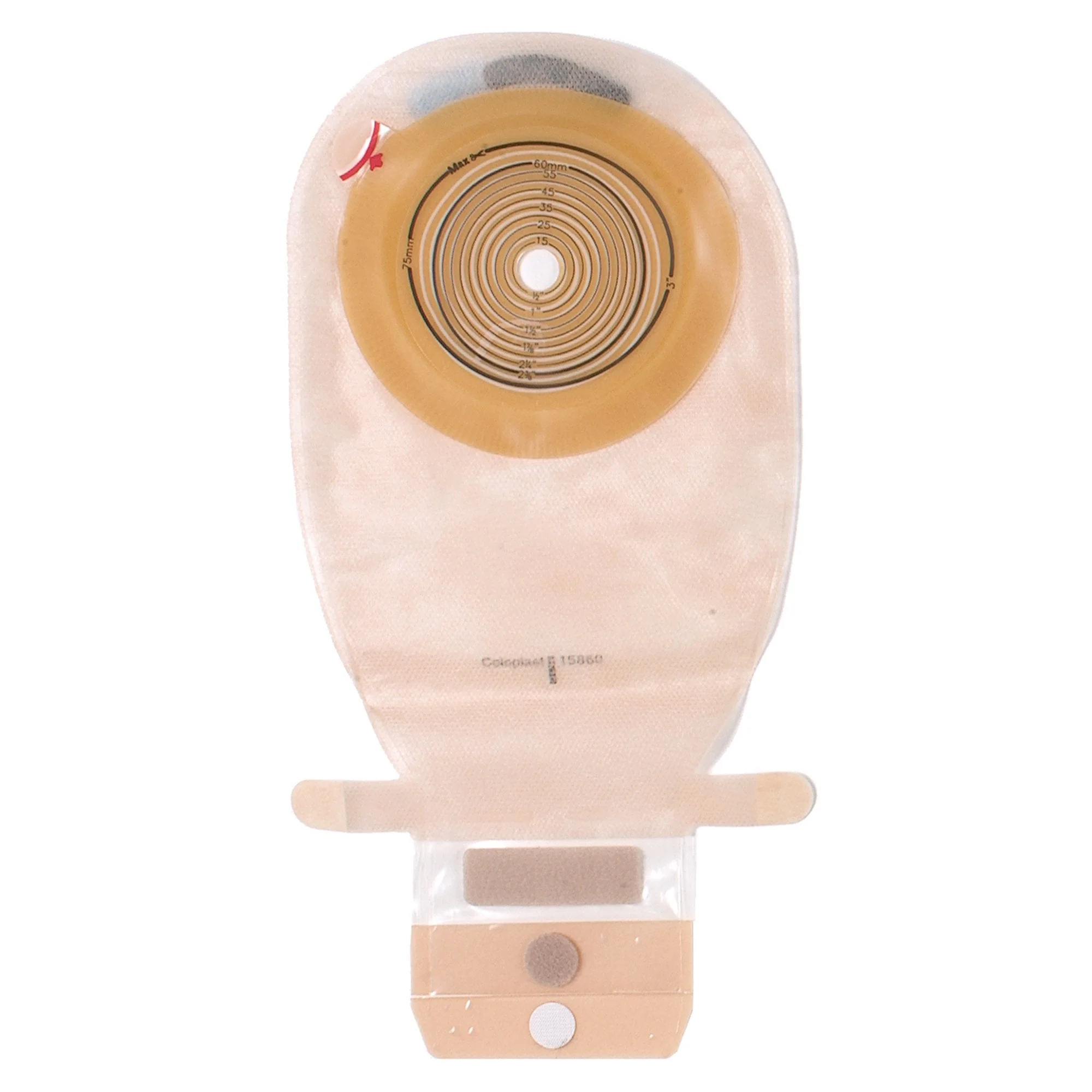 Coloplast Assura Original One-Piece Opaque Ostomy Pouch, Pre-cut to Fit 35mm Stomas (10/BX)