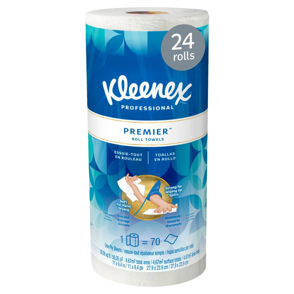 Kimberly Clark Kleenex Premiere Paper Towel, 11 x 9.4 Inch (24/CS)