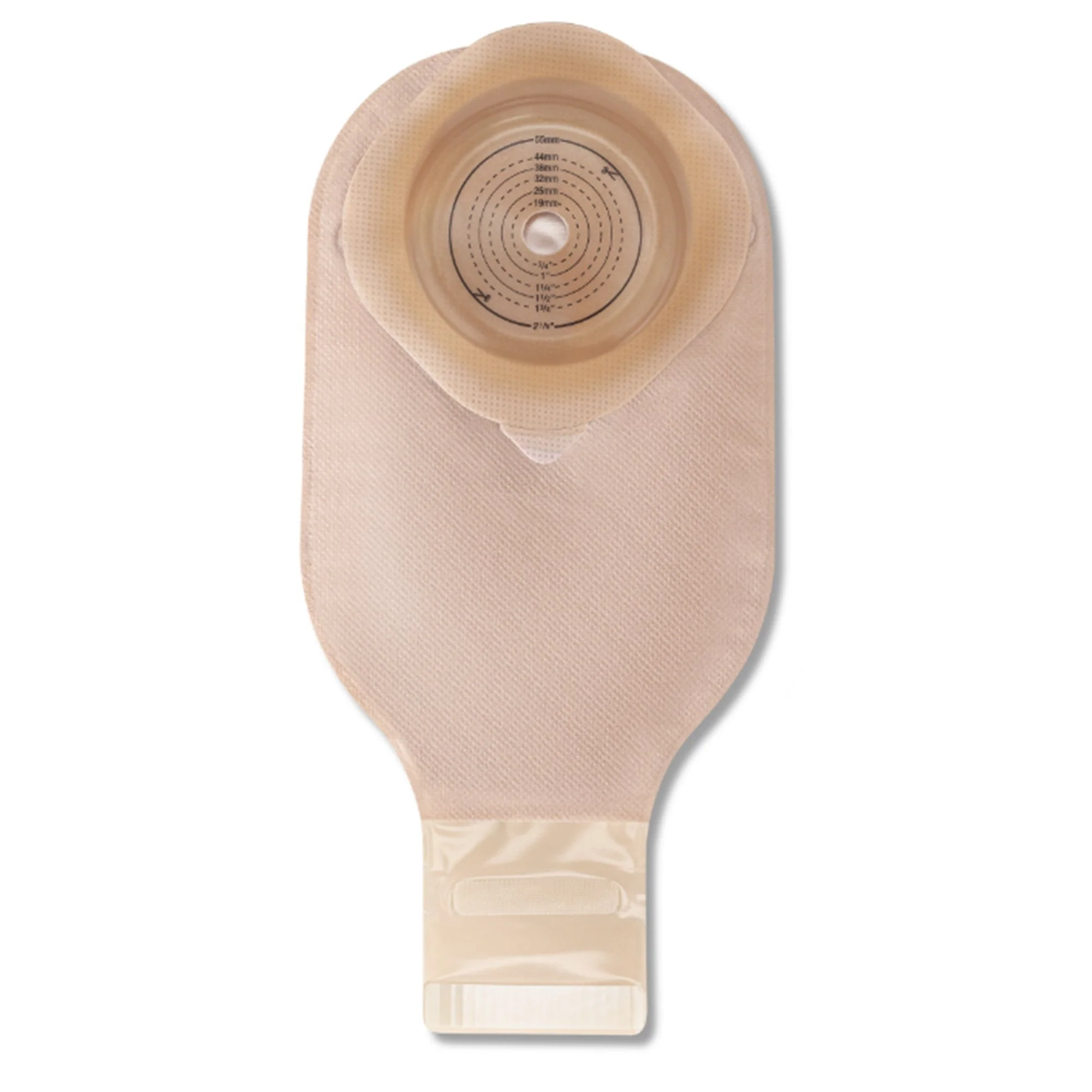 Hollister CeraPlus One-Piece Soft Convex Beige Ostomy Pouch, Cut to Fit Stomas up to 38mm (5/BX)