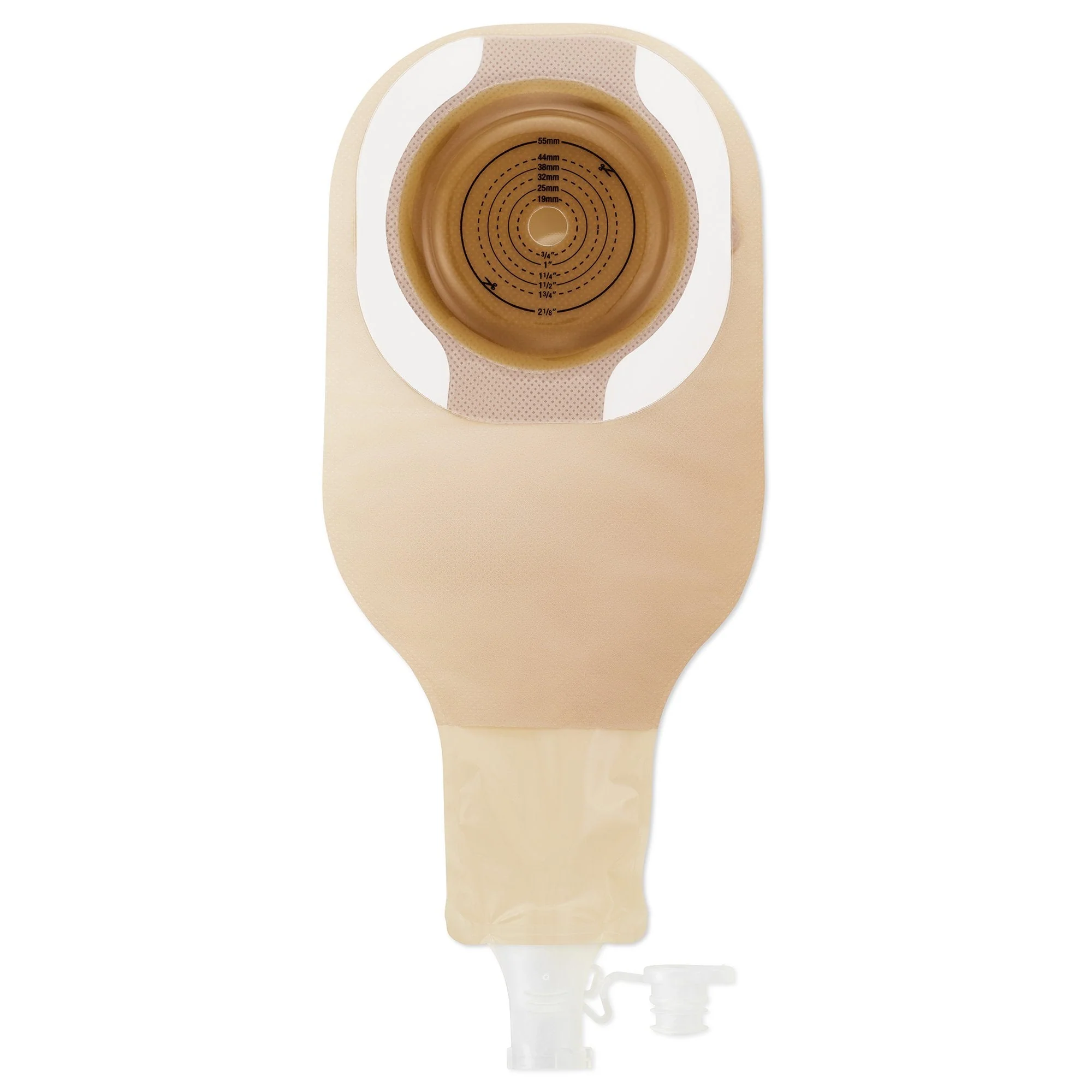 Hollister Ostomy Pouch High Output One-Piece System Soft Convex, Trim to Fit Up to 1 Inch Stoma Drainable (5/BX) - Image 2
