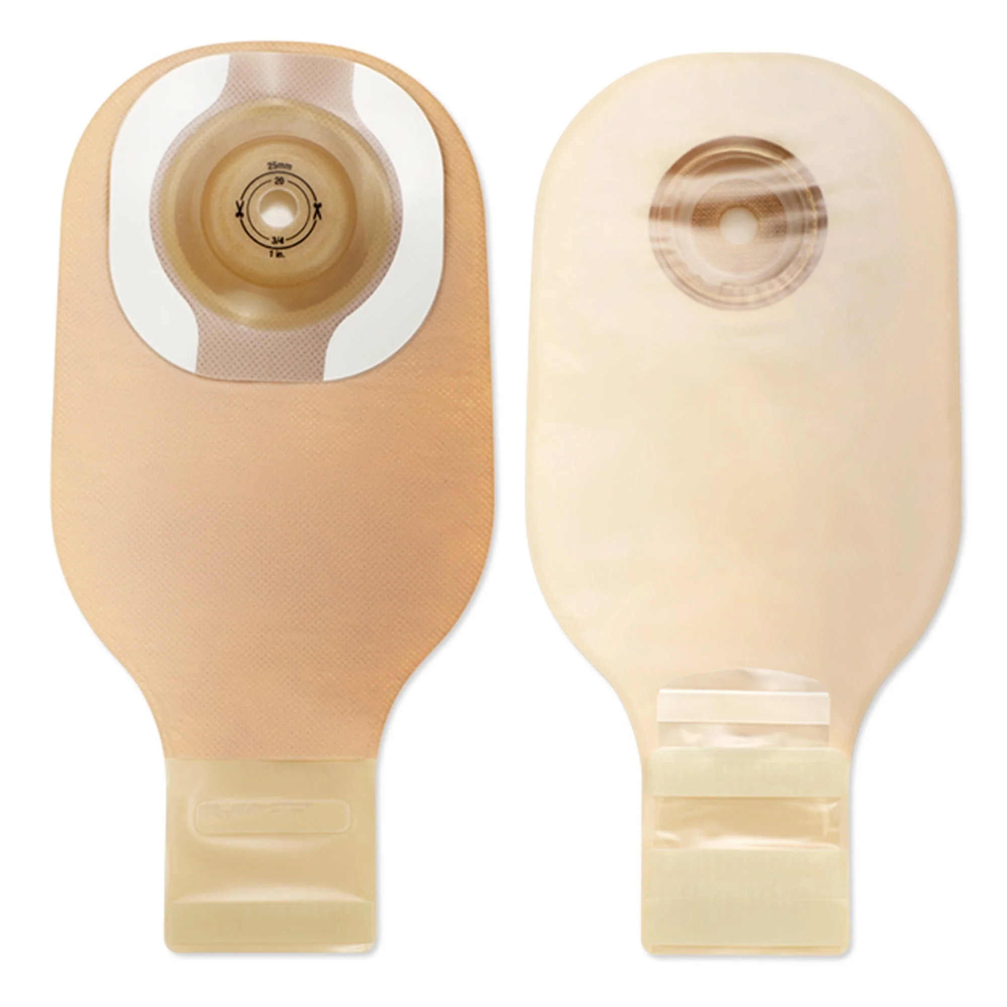 Hollister Premier One-Piece Ultra-Clear Ostomy Pouch, Cut to Fit Stomas up to 51 mm (5/BX)