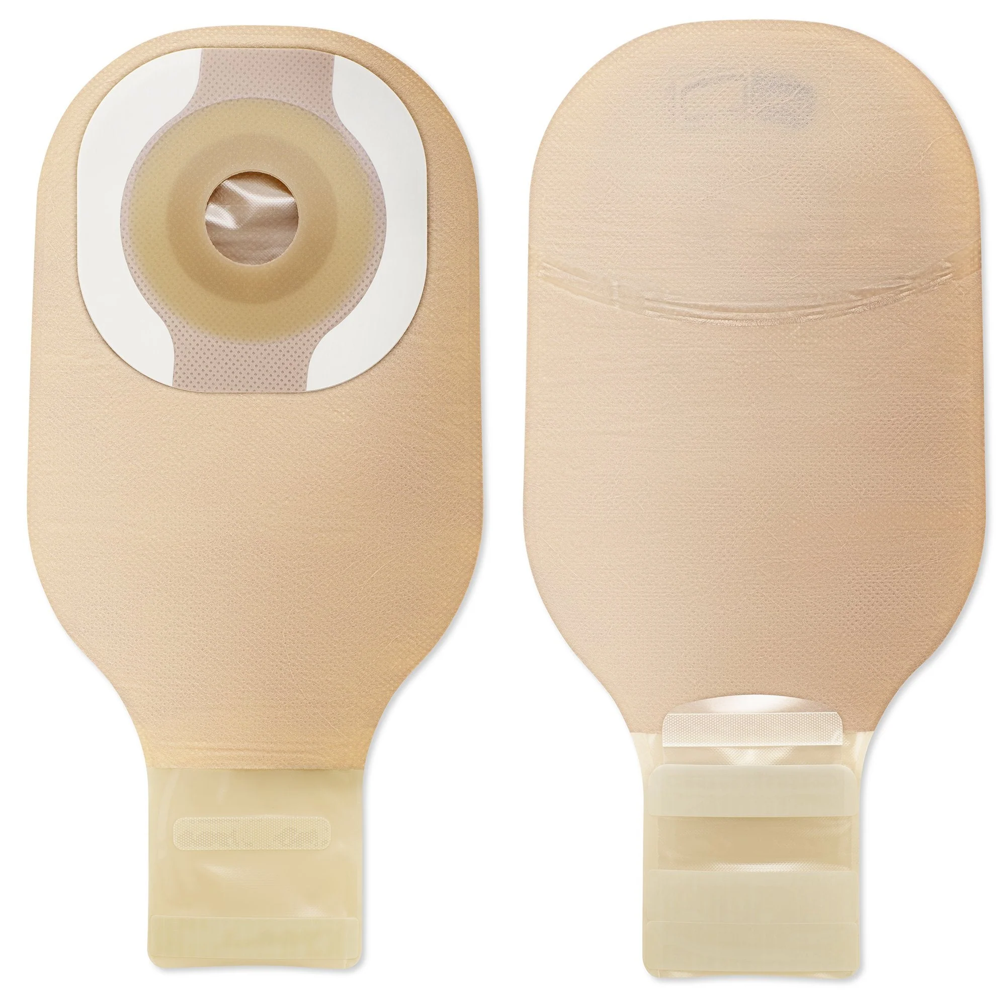 Hollister Ostomy Pouch Premier One-Piece System 12 Inch Length Convex, Pre-Cut 1 Inch Stoma Drainable (5/BX)