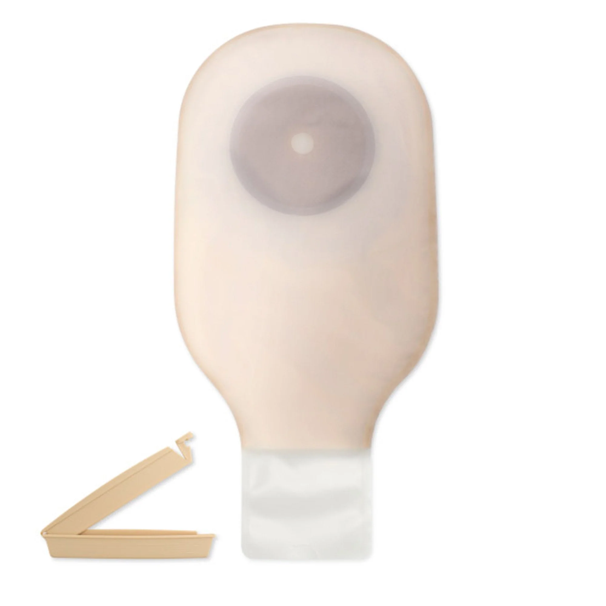 Ostomy Pouch Premier One-Piece System 12 Inch Length Convex, Trim to Fit Drainable