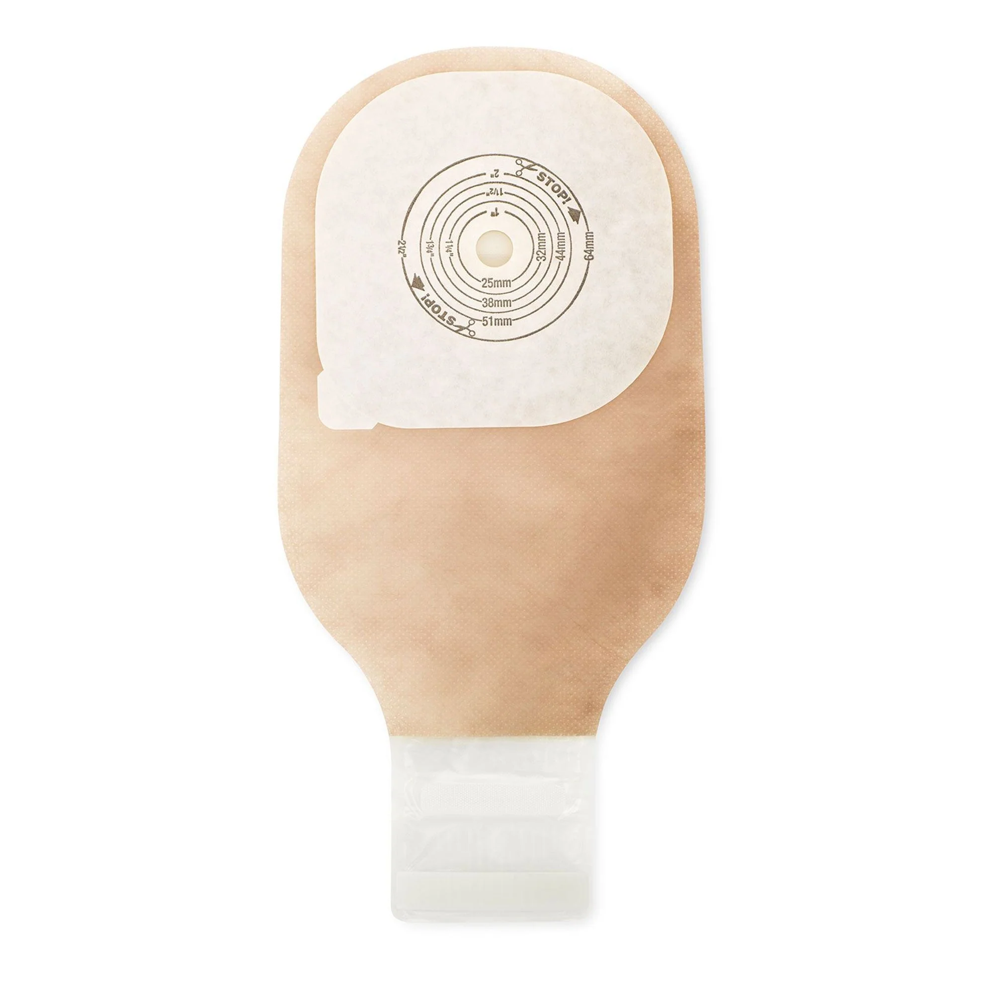 Hollister Premier One-Piece Transparent Filtered Ostomy Pouch, Cut to fit 75 x 65 mm (10/BX) - Image 2