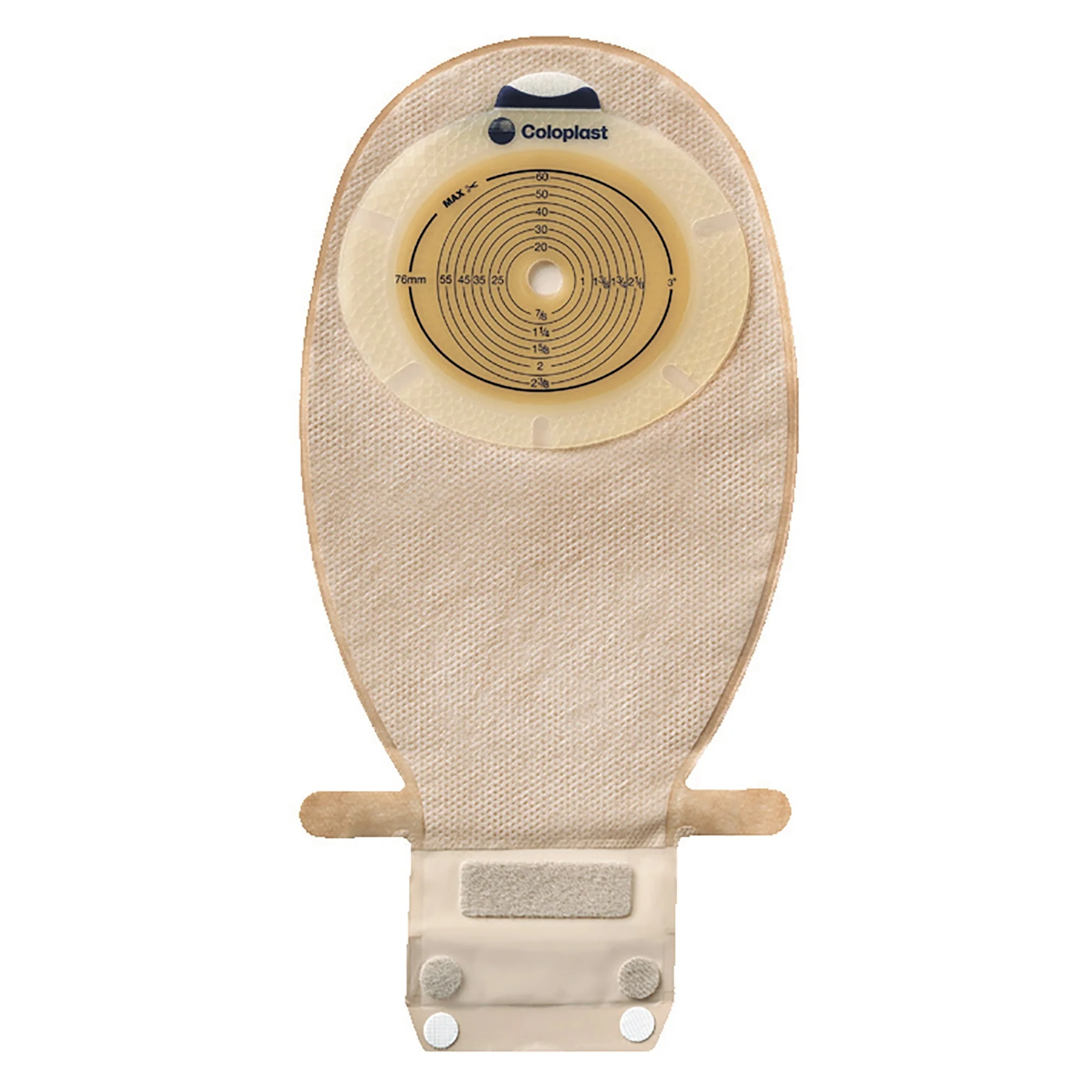 Coloplast SenSura Flat 1-Piece Opaque Ostomy Pouch, 25 mm Stoma (20/BX)