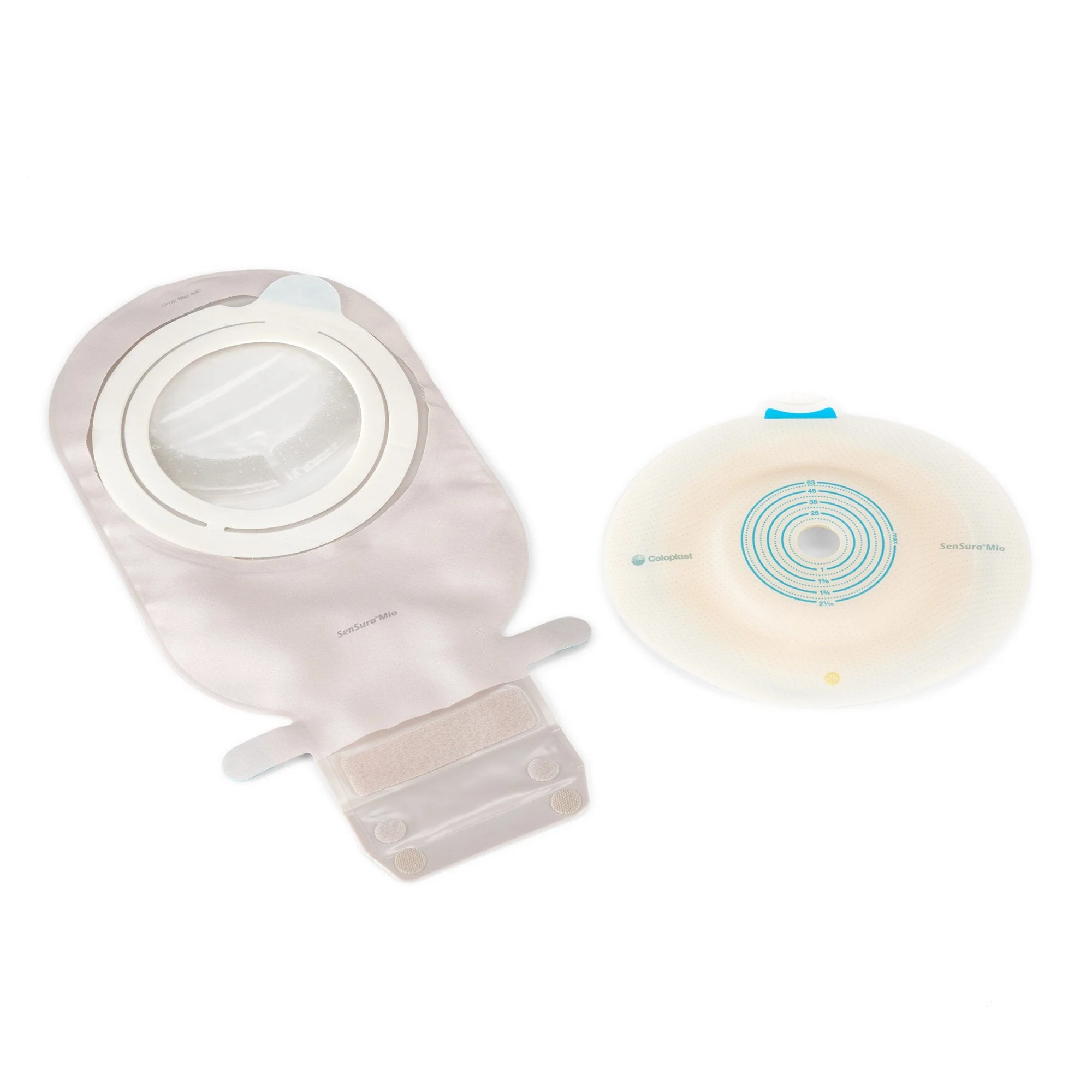 Coloplast Ostomy Pouch SenSura Micro Two-Piece System Convex Light Drainable (5/BX) - Image 4