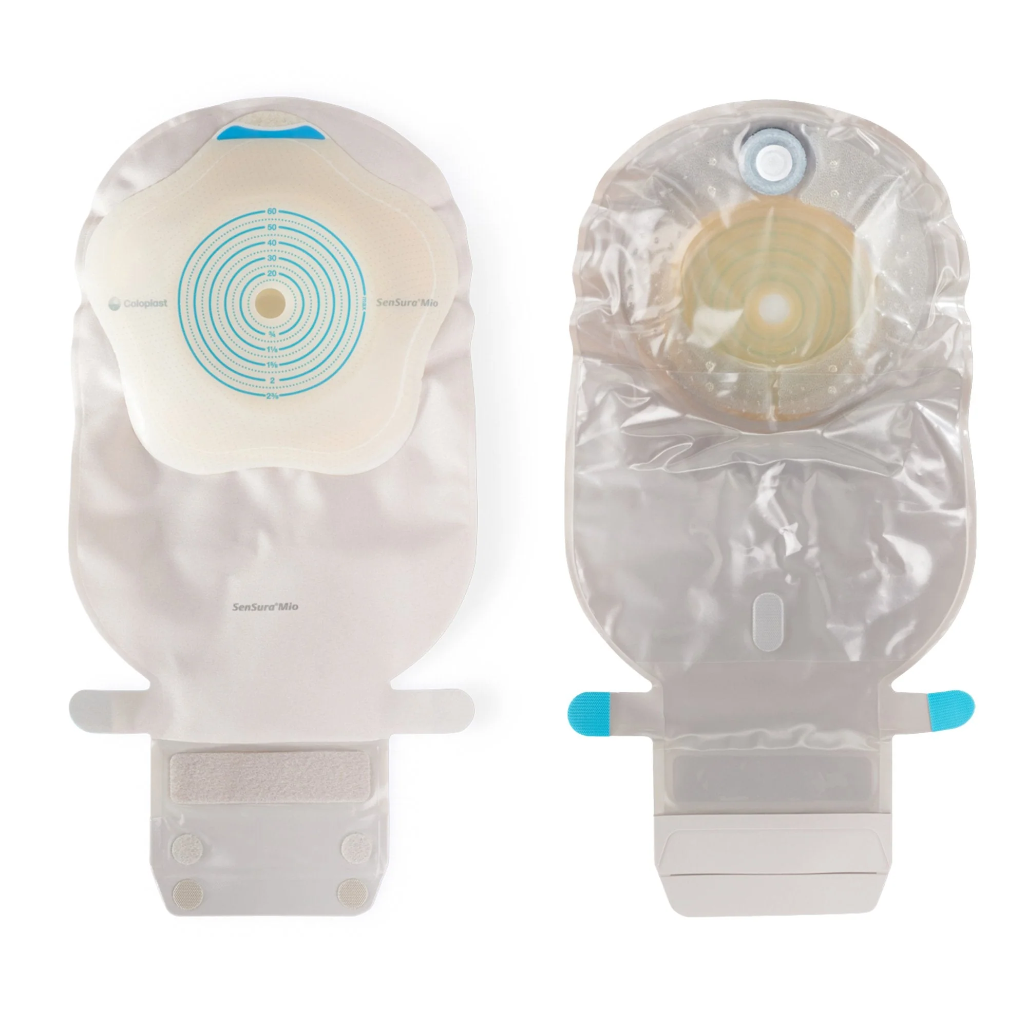 Coloplast SenSura Mio Convex 1-Piece Transparent Ostomy Pouch, 10 – 60 mm Stomas (10/BX)