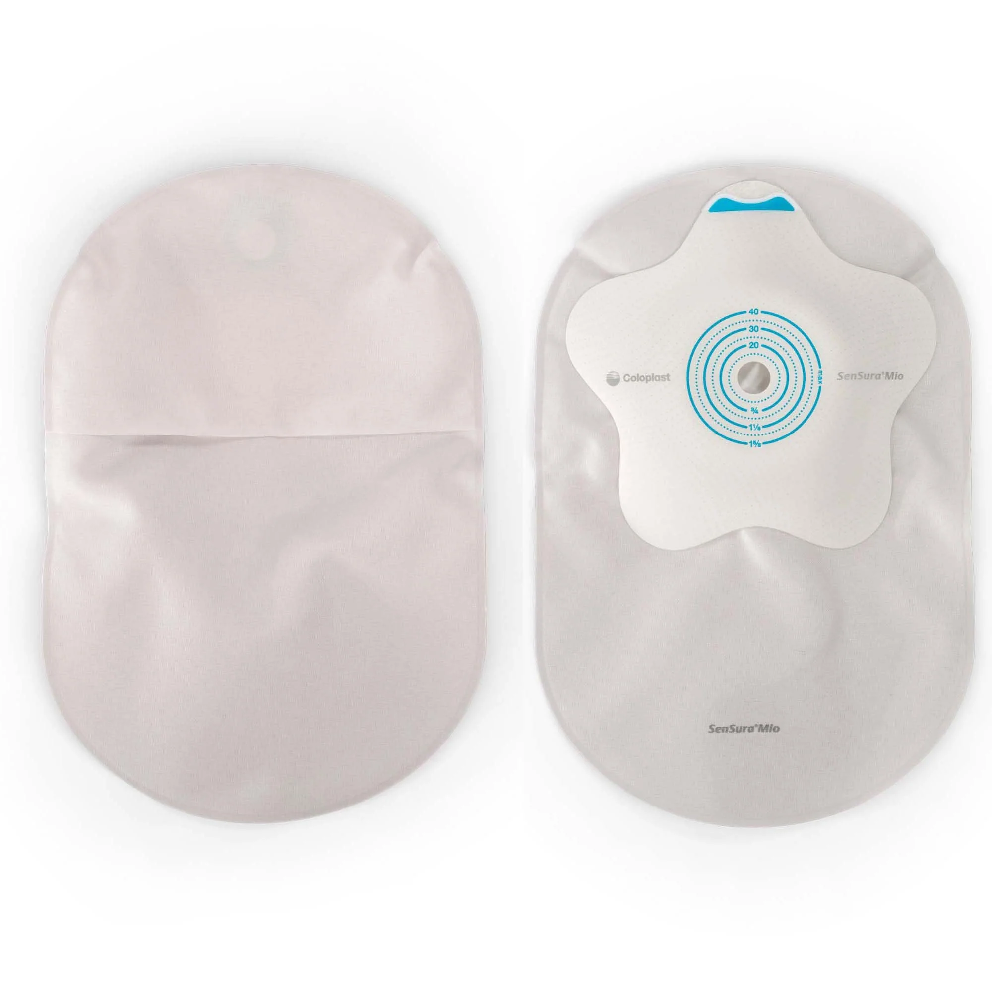 Coloplast SenSura Mio Convex Flip 1-Piece Closed End Opaque Ostomy Pouch, 10 – 40mm (10/BX)