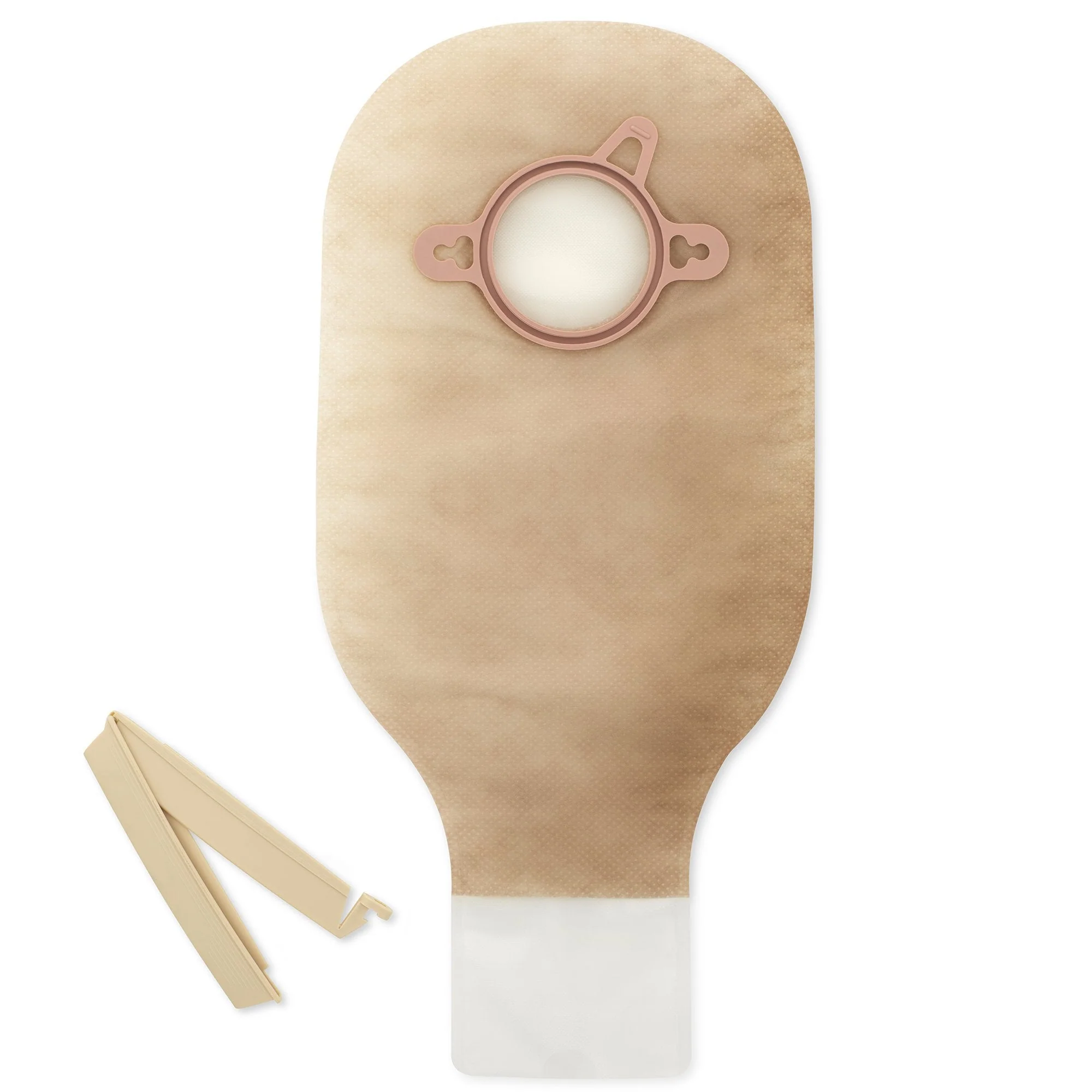 Hollister New Image 2-Piece Ultra-Clear Ostomy Pouch, Pre-cut to Fit 44 mm, Green Match (10/BX)