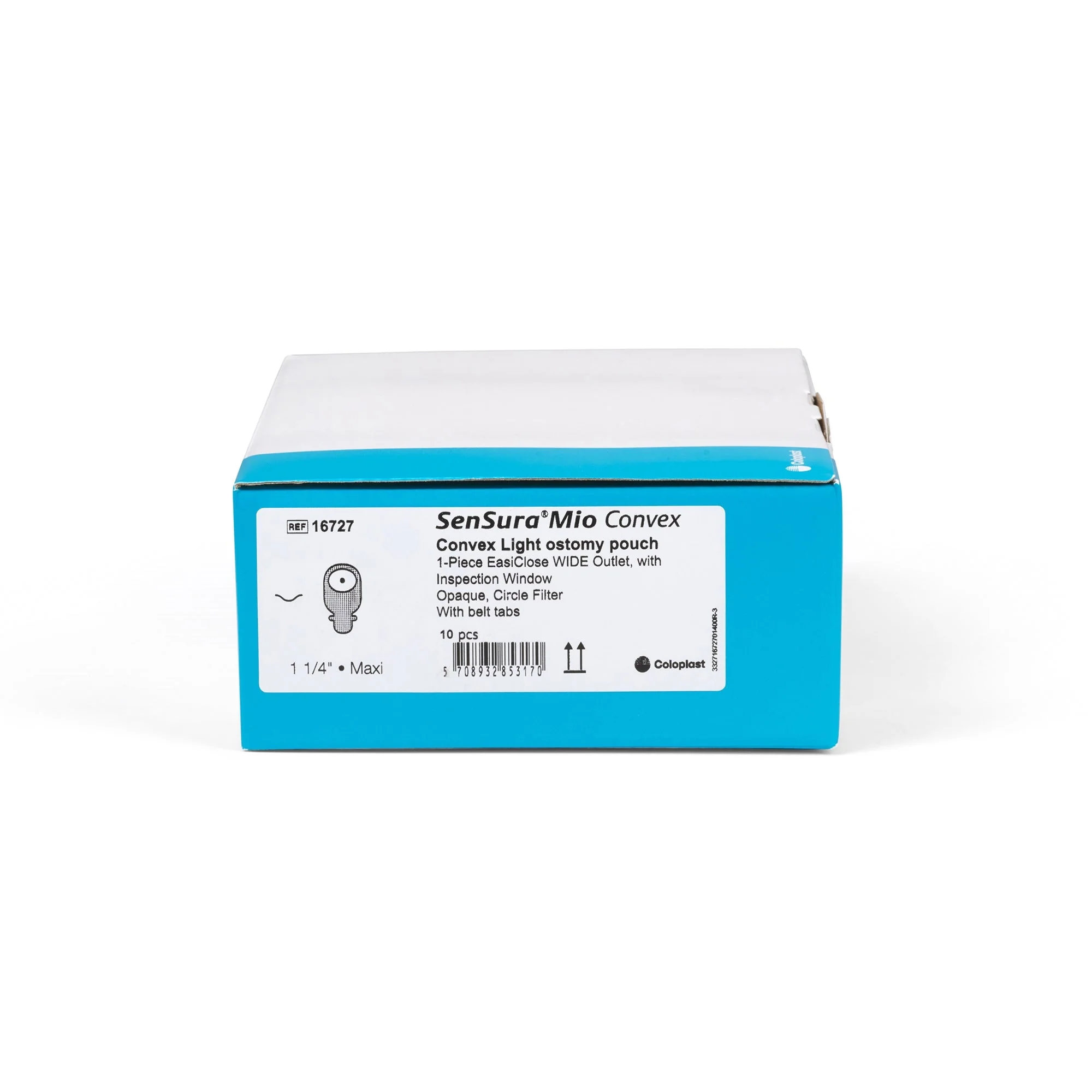 Coloplast SenSura Mio Convex Light 1-Piece Opaque Ostomy Pouch System, 31 mm Stoma (10/BX) - Image 5
