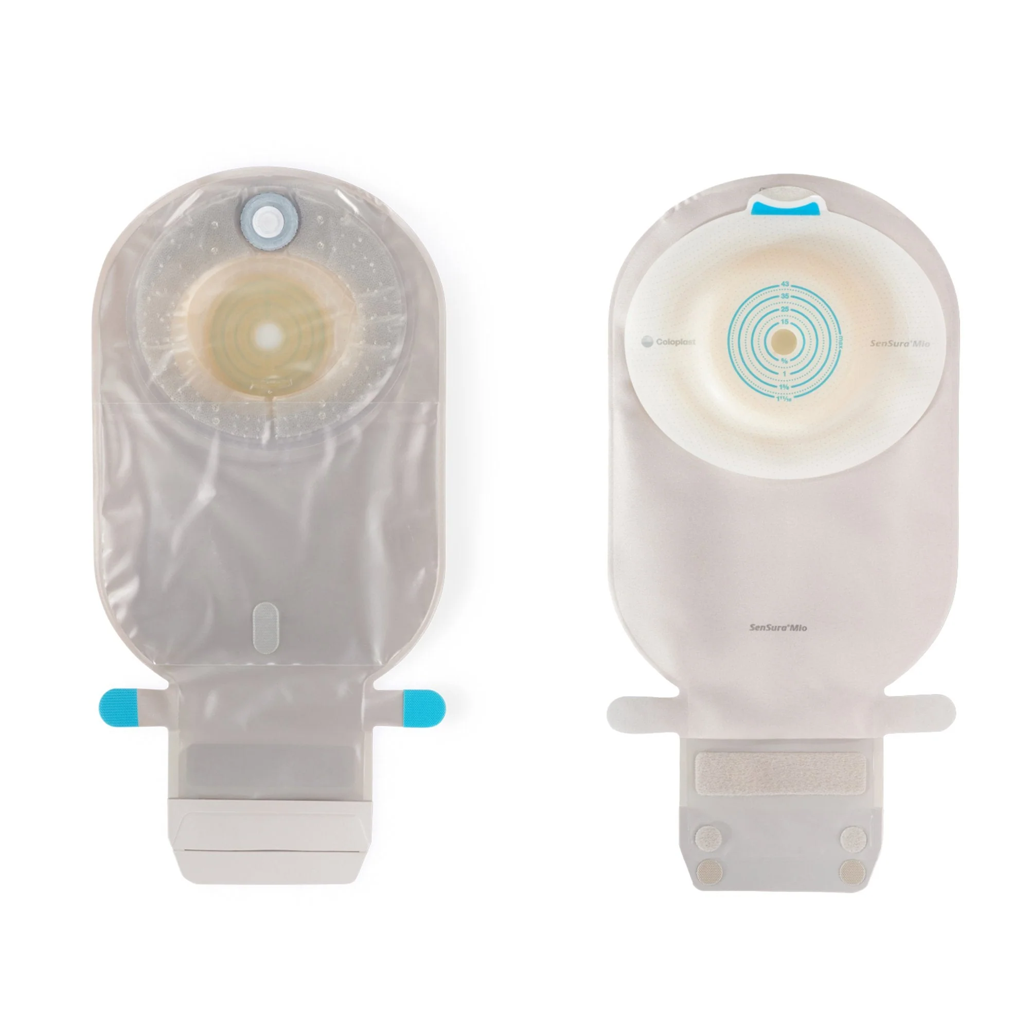 Coloplast SenSura Mio Convex Light 1-Piece Transparent Ostomy Pouch, 10 – 43 mm Stomas (10/BX)