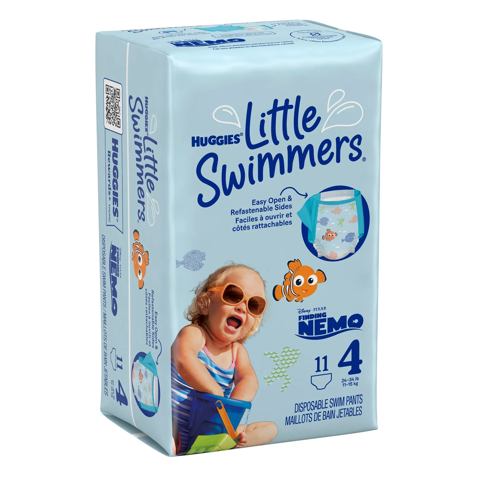 Kimberly Clark Huggies Little Swimmers Swim Diaper, Medium (88/CS)