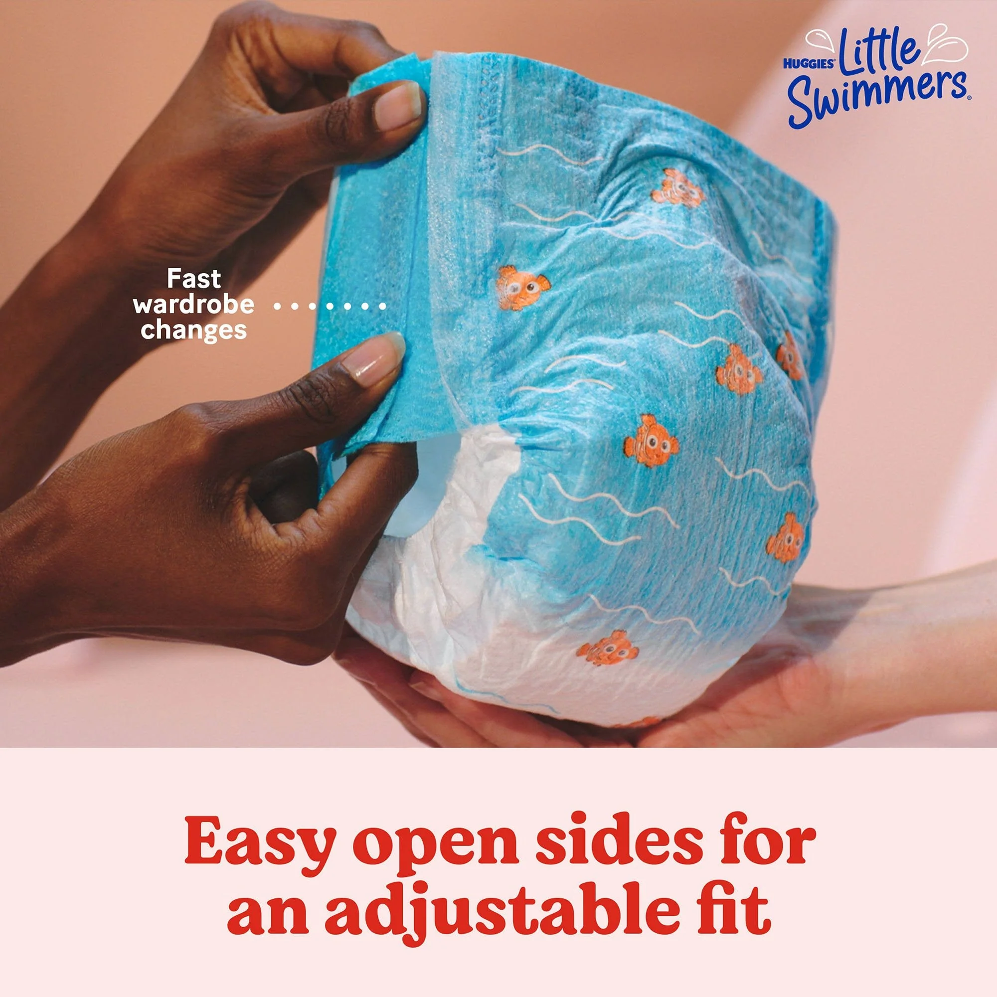 Kimberly Clark Huggies Little Swimmers Swim Diaper, Medium (88/CS) - Image 5