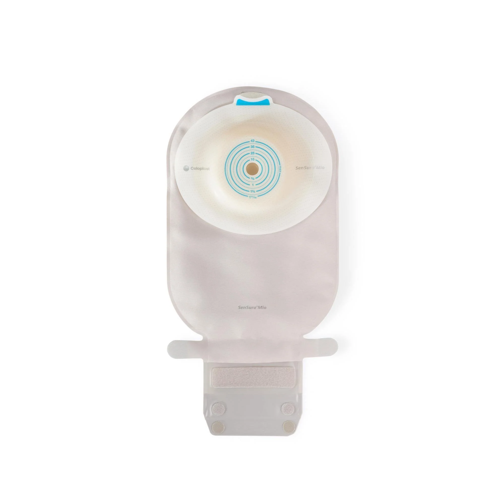 Coloplast Ostomy Pouch SenSura Mio Convex One-Piece System 11 Inch Length, Maxi Deep Convex, Trim to Fit 3/8 t0 1-11/16 Inch Stoma Drainable (10/BX) - Image 2