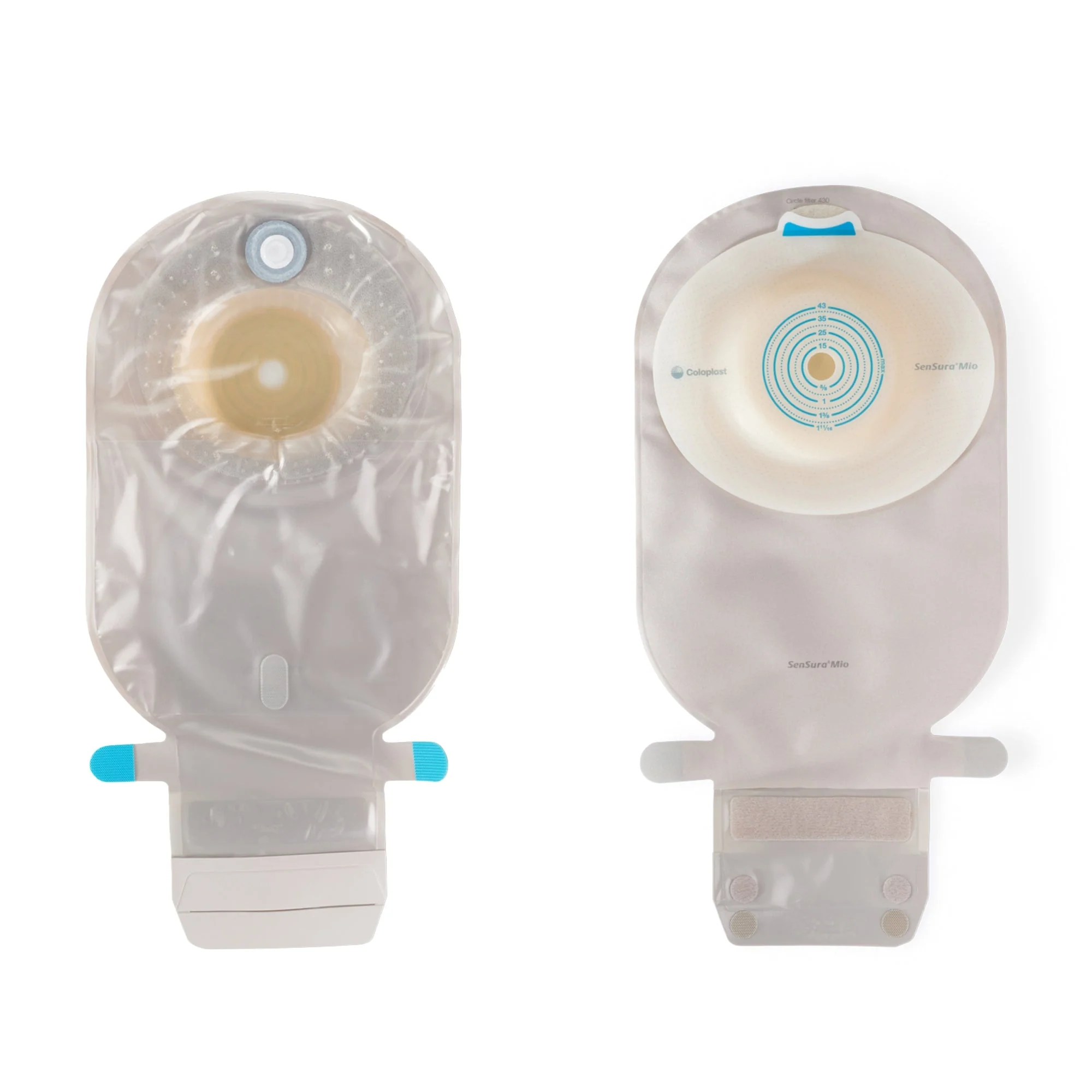 Coloplast SenSura Mio Convex Deep 1-Piece Transparent Ostomy Pouch, 10 – 43mm Stomas (10/BX)