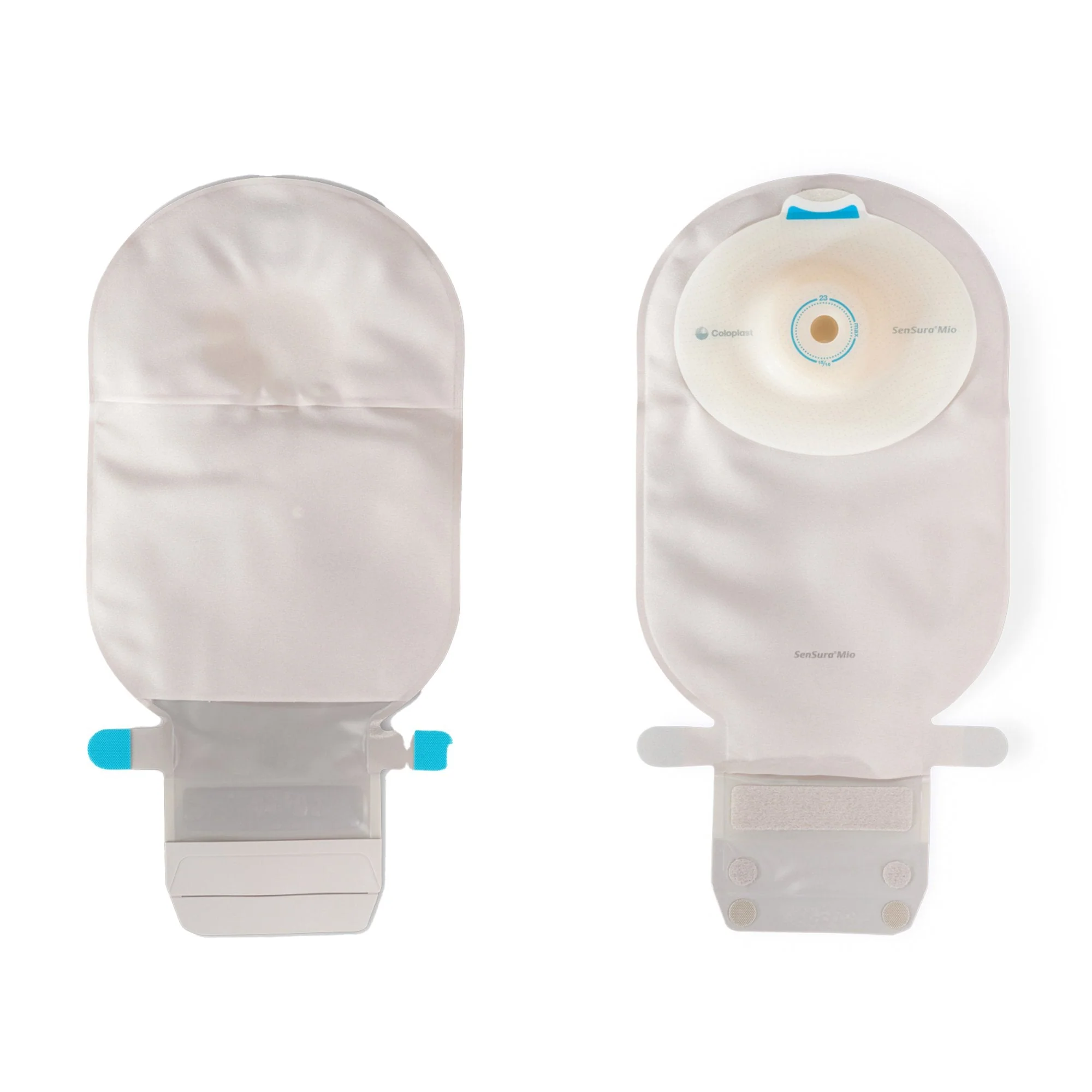 Ostomy Pouch SenSura Mio Convex One-Piece System 11 Inch Length, Maxi Deep Convex, Trim to Fit 3/8 to 7/8 Inch Stoma Drainable