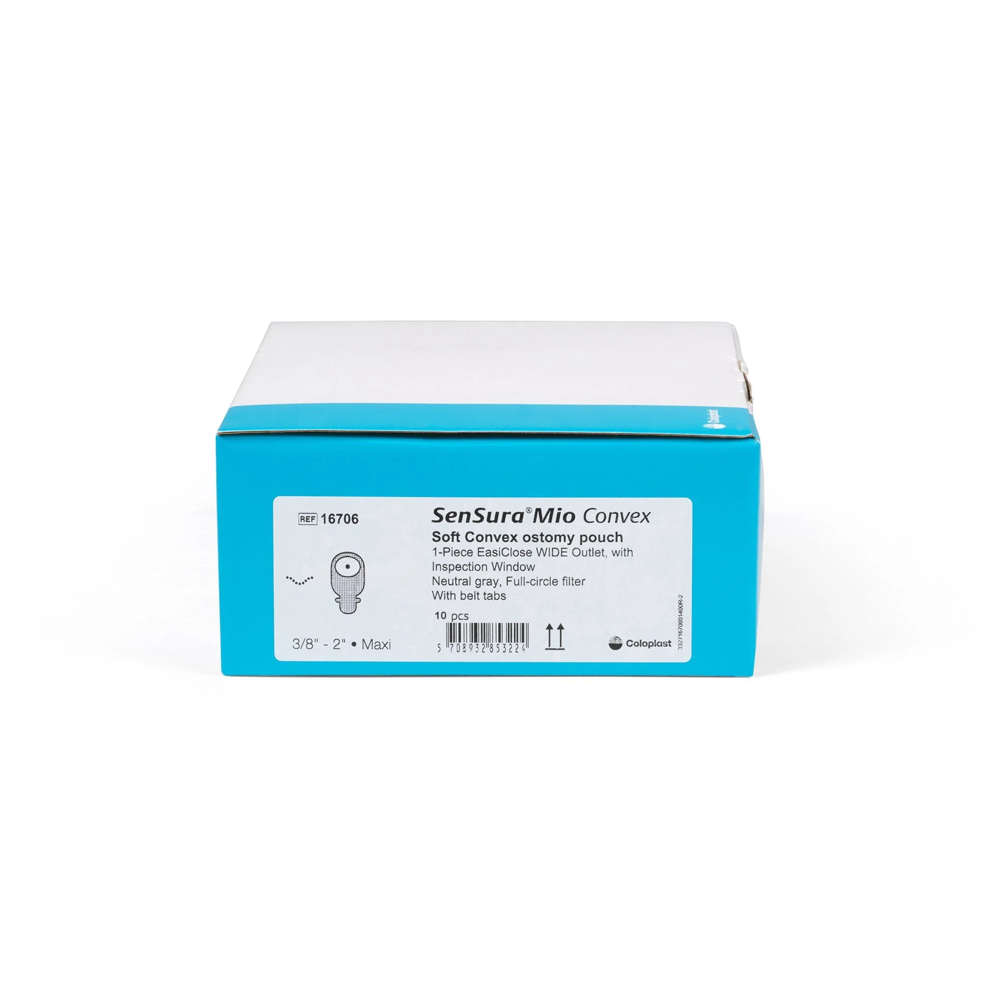 Coloplast SenSura Mio Convex 1-Piece Opaque Ostomy Pouch, 10 – 50mm Stomas (10/BX) - Image 5