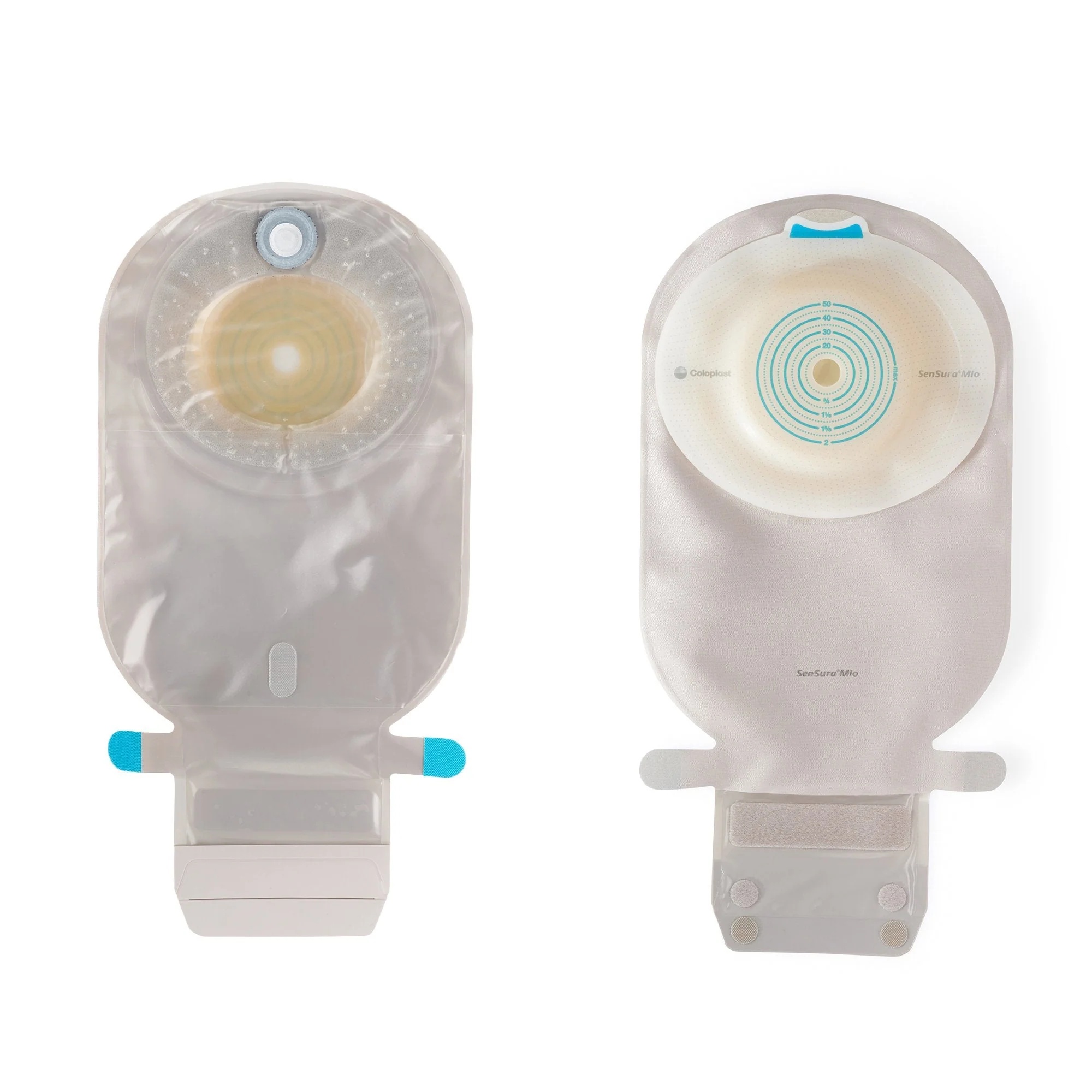 Ostomy Pouch SenSura Mio Convex One-Piece System 11 Inch Length, Maxi Soft Convex, Trim to Fit 3/8 to 2 Inch Stoma Drainable