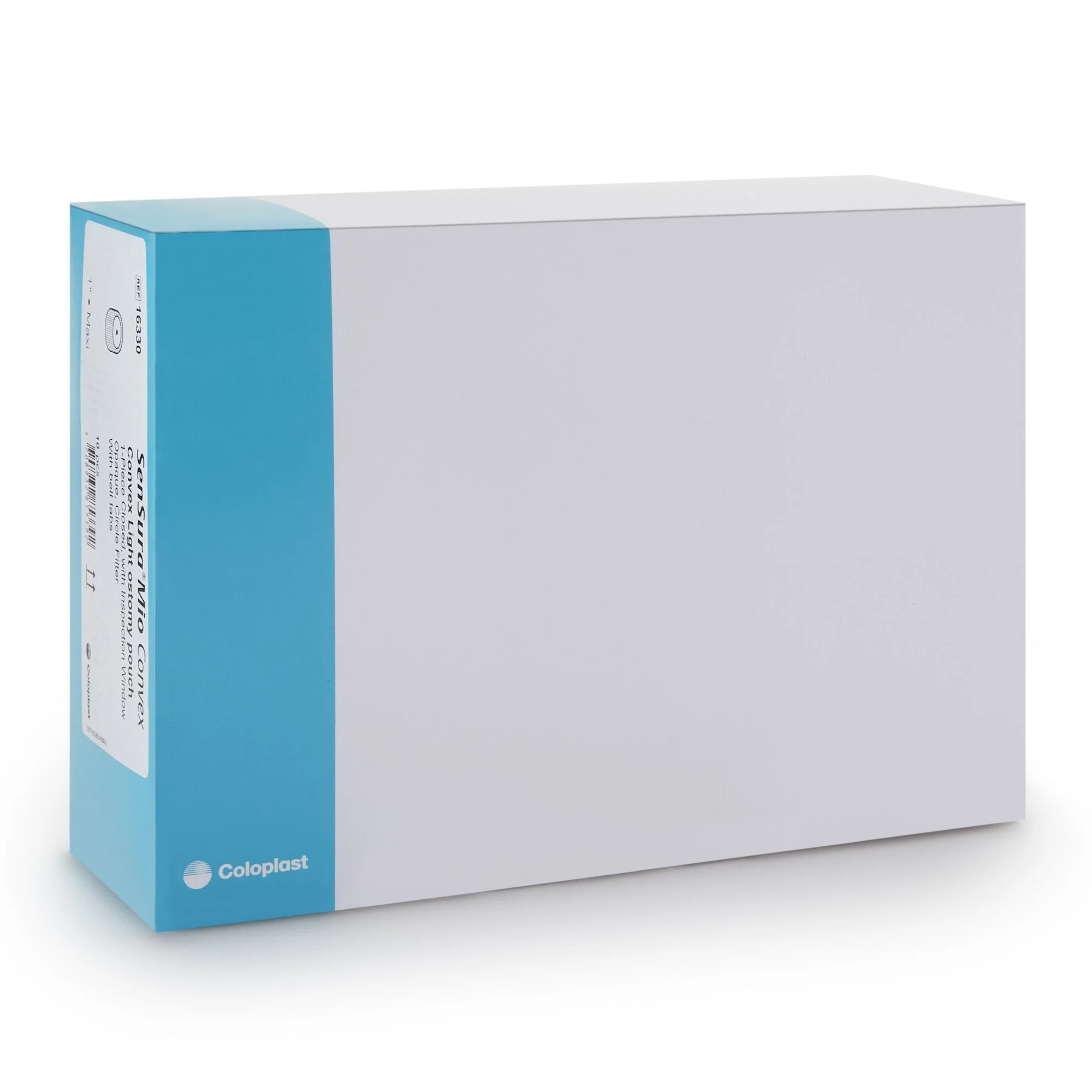 Coloplast SenSura Mio Convex Light 1-Piece Closed End Opaque Ostomy Pouch, 25mm Stoma (10/BX) - Image 2