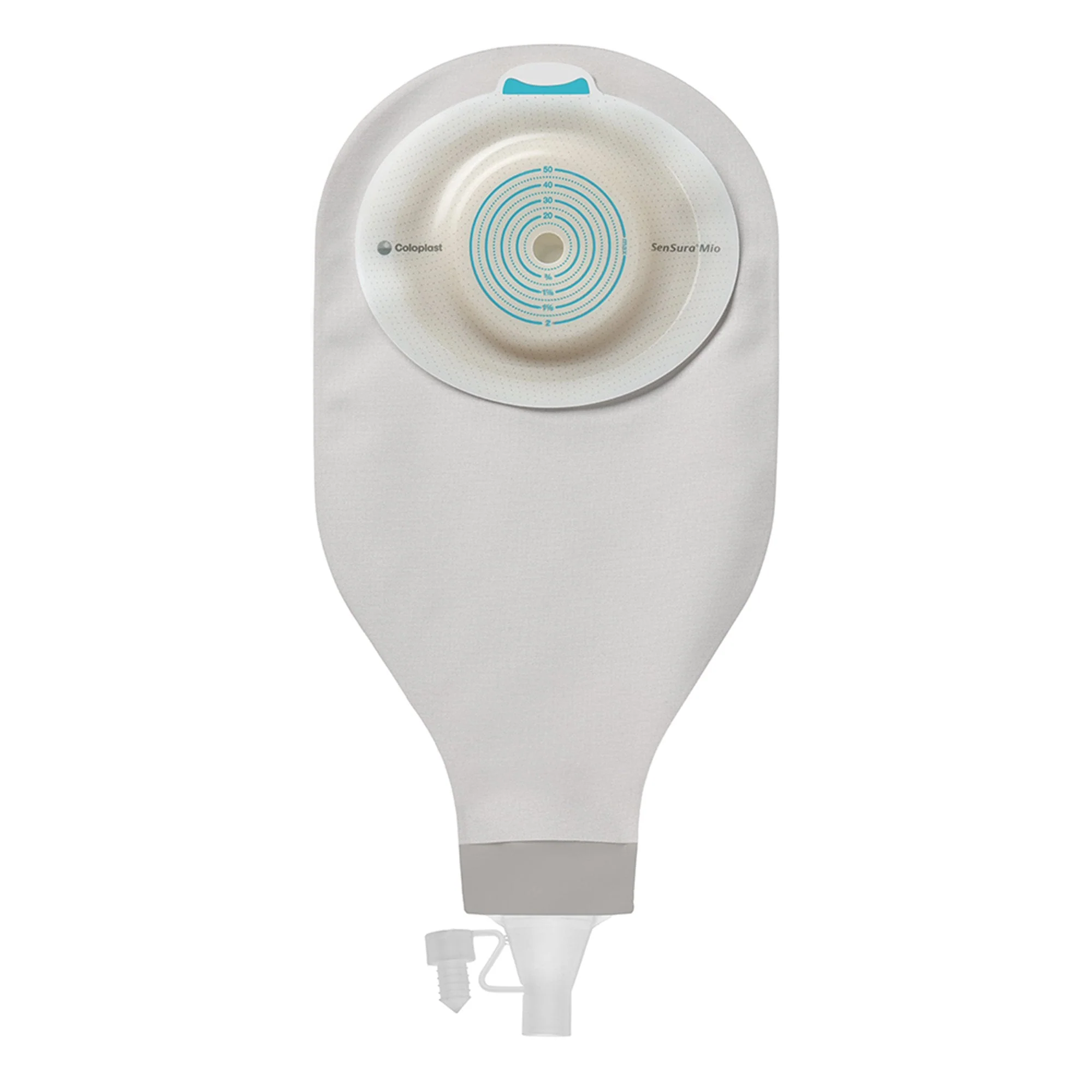 Coloplast SenSura Mio High Output 1-Piece Transparent Ostomy Pouch, 10 – 50 mm Stomas (10/BX)