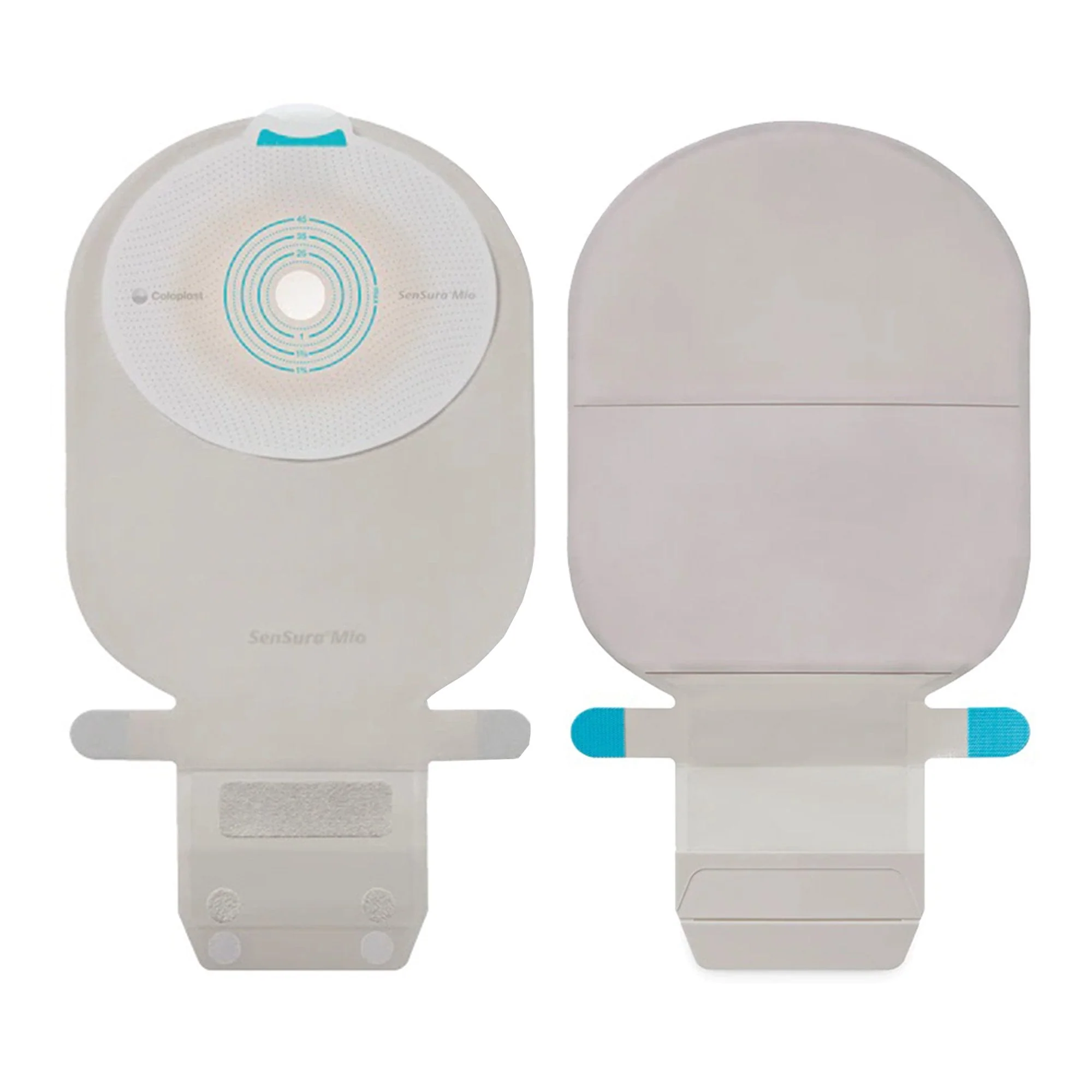Coloplast SenSura Mio Flat 1-Piece Opaque Ostomy Pouch, 35 mm Stoma (10/BX)