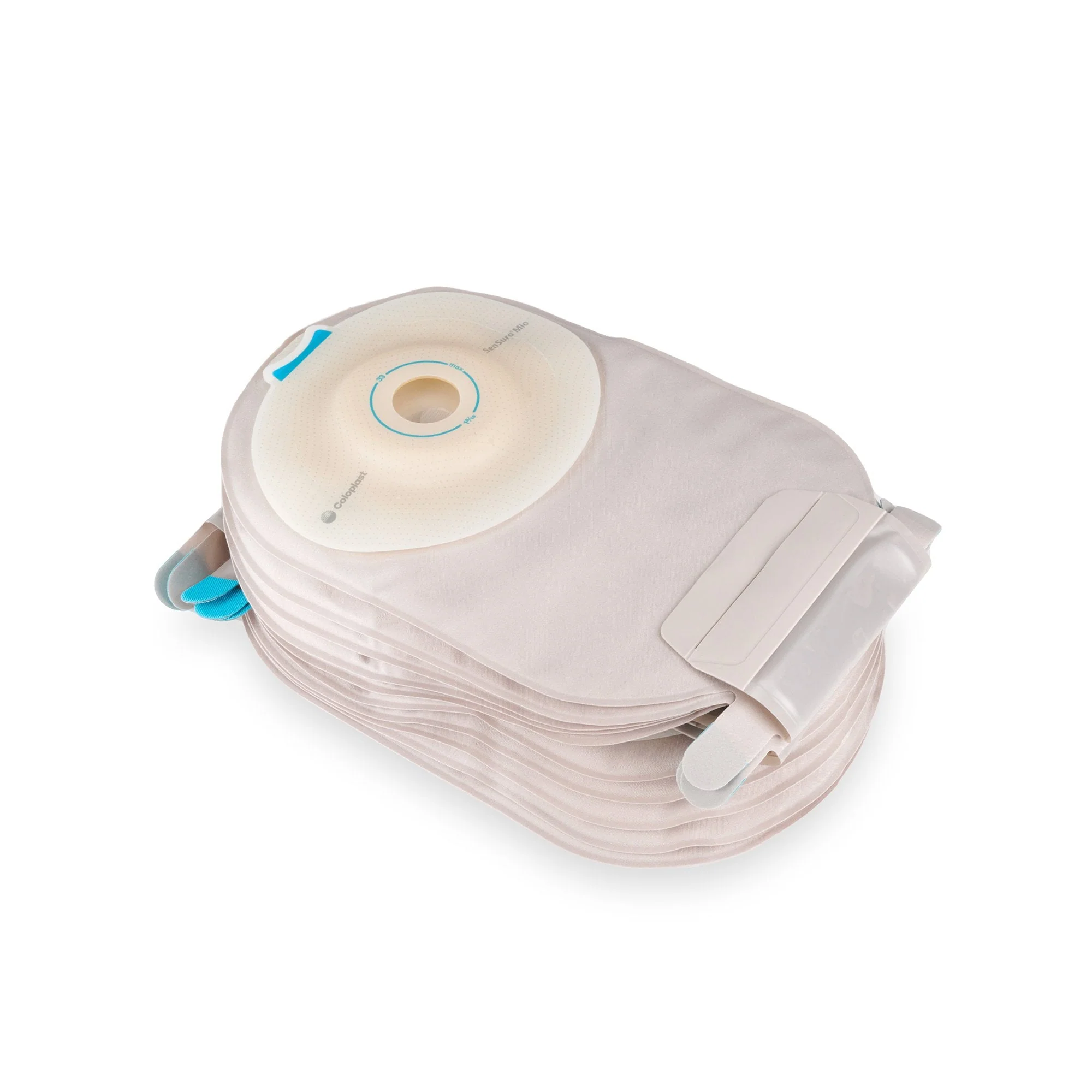 Coloplast Ostomy Pouch SenSura Mio One-Piece System Convex, Pre-Cut 1-1/8 Inch Stoma Drainable (10/BX) - Image 4