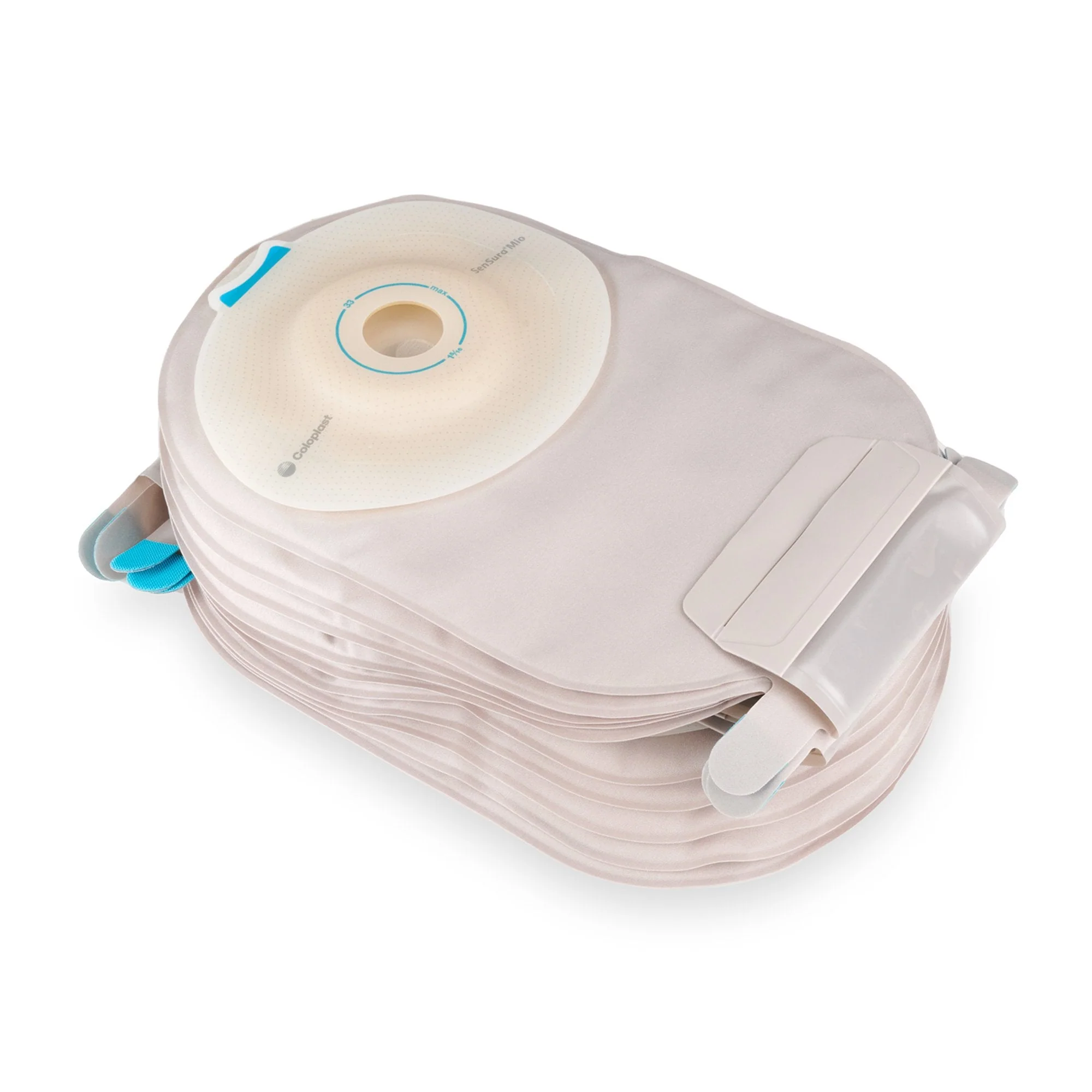 Coloplast Ostomy Pouch SenSura Mio One-Piece System Convex, Pre-Cut 1 Inch Stoma Drainable (10/BX) - Image 5