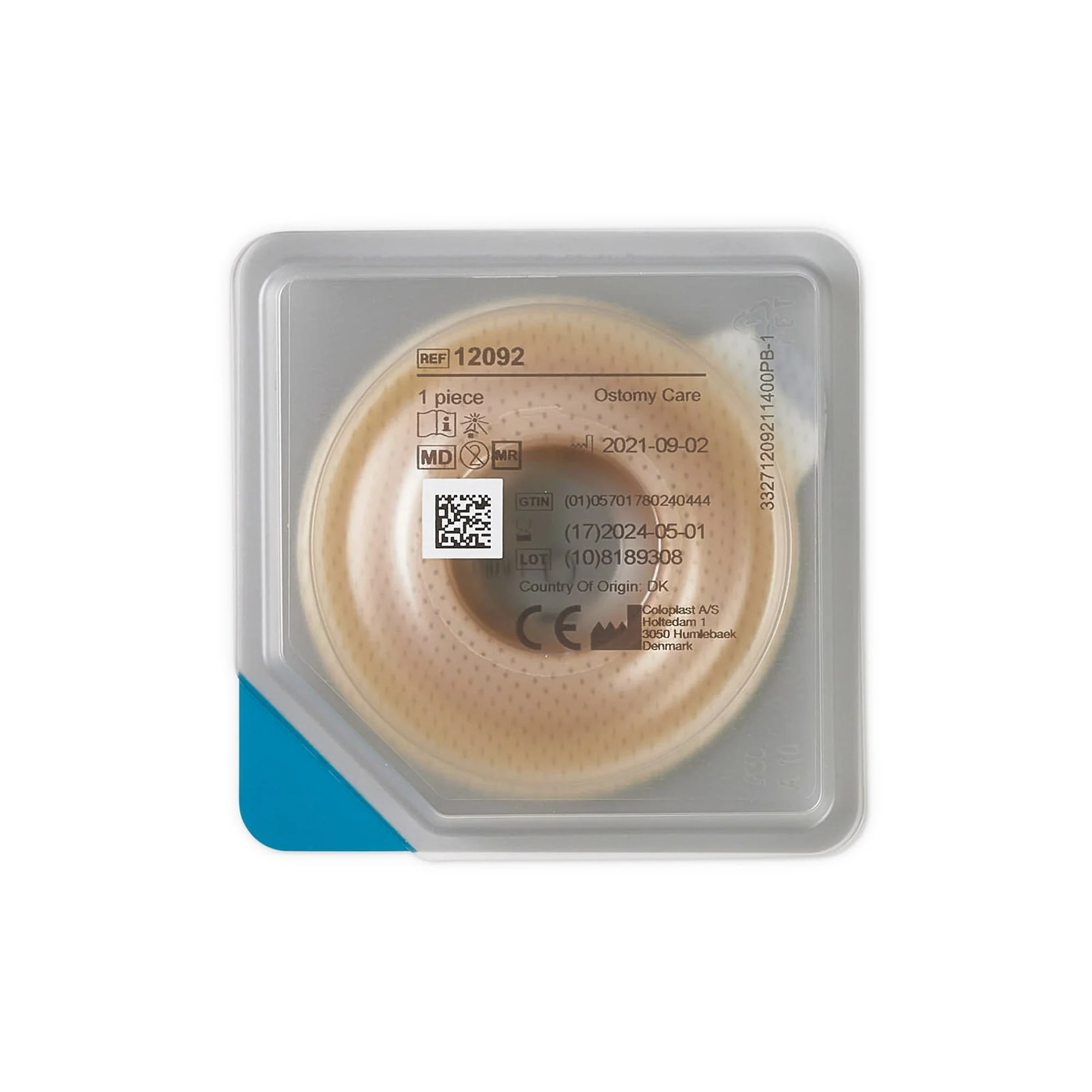 Coloplast Ostomy Seal Brava Convex, Starter Hole 1-3/16 Inch (30mm) For Use with Ostomy Pouch (10/BX) - Image 2
