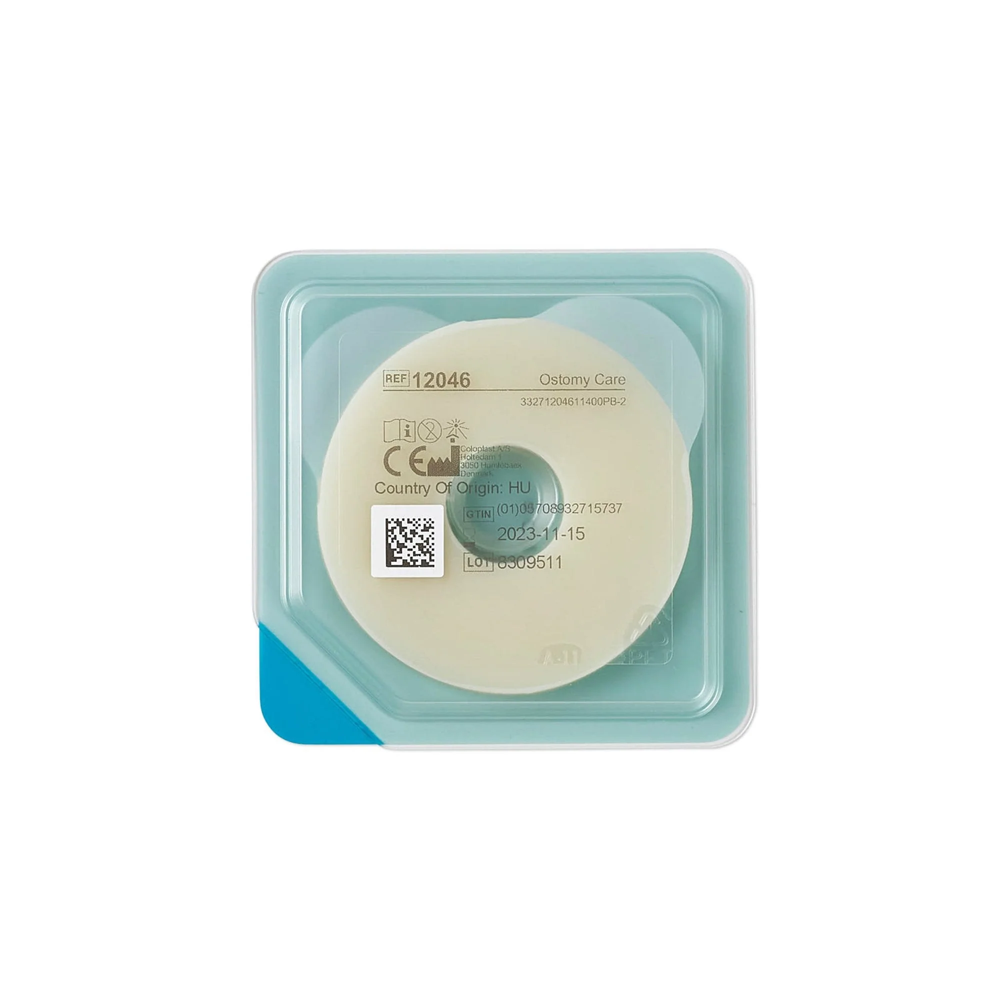 Coloplast Ostomy Seal Brava Thick 3/4 Inch (18mm) Stoma 2-1/4 Inch (57 mm) 4.2mm Thick For Use with Ostomy Pouch (10/BX) - Image 2