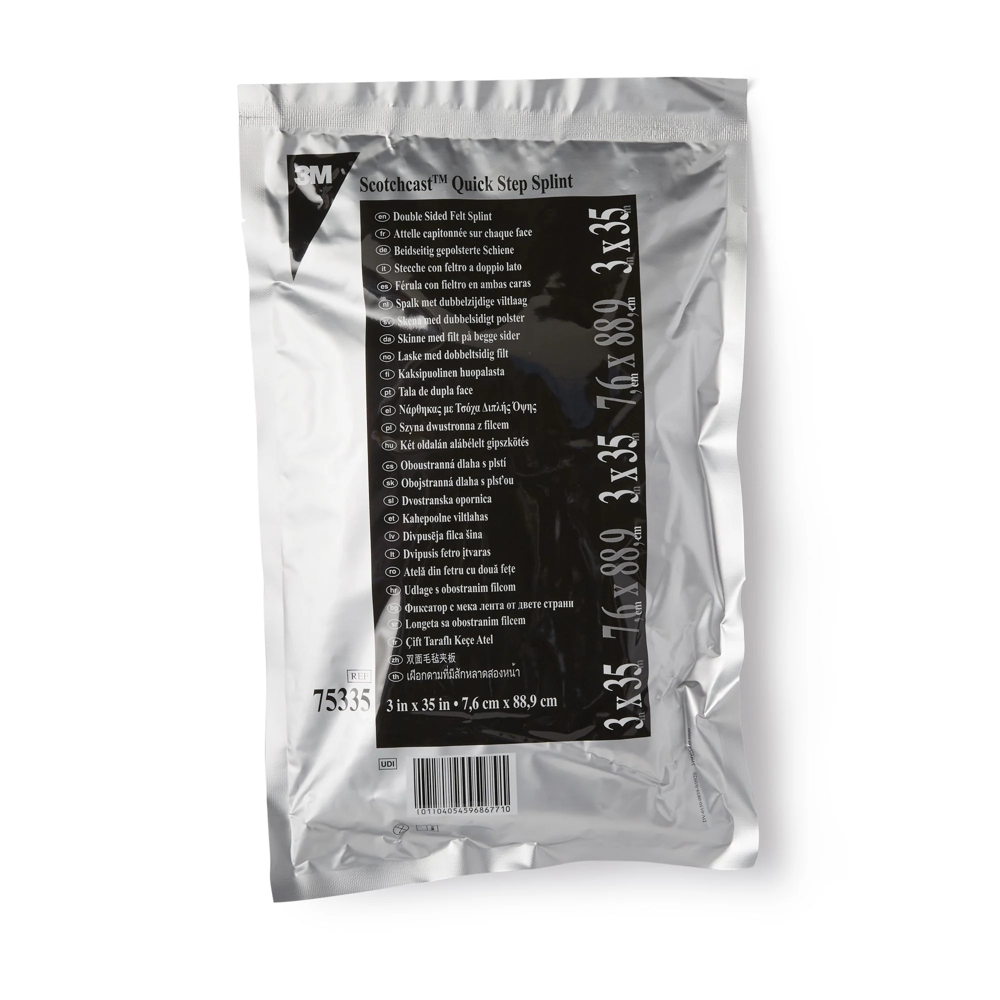 Solventum Corporation 3M Scotchcast Quick Step Double Sided Felt Padded Splint, 3 x 35 Inch (10/CS) - Image 2