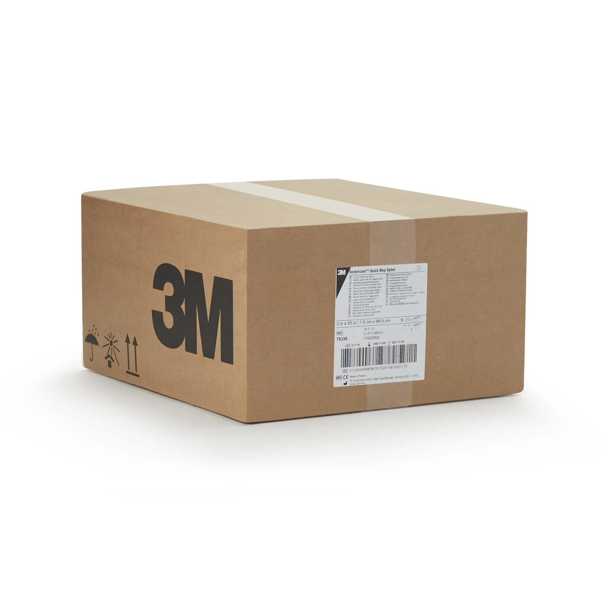 Solventum Corporation 3M Scotchcast Quick Step Double Sided Felt Padded Splint, 3 x 35 Inch (10/CS) - Image 4